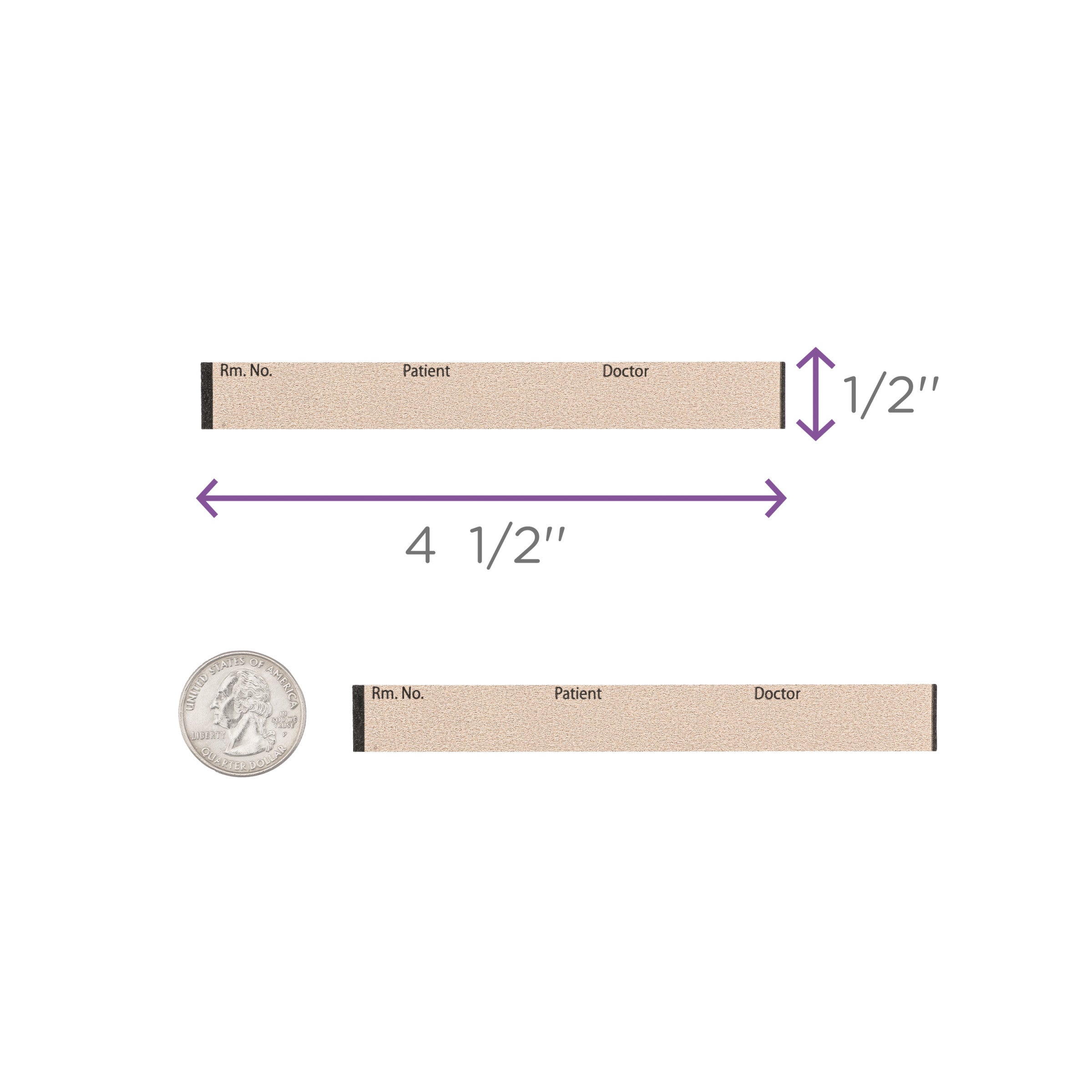 ID Labels for Metal Clipboard Chart Holders