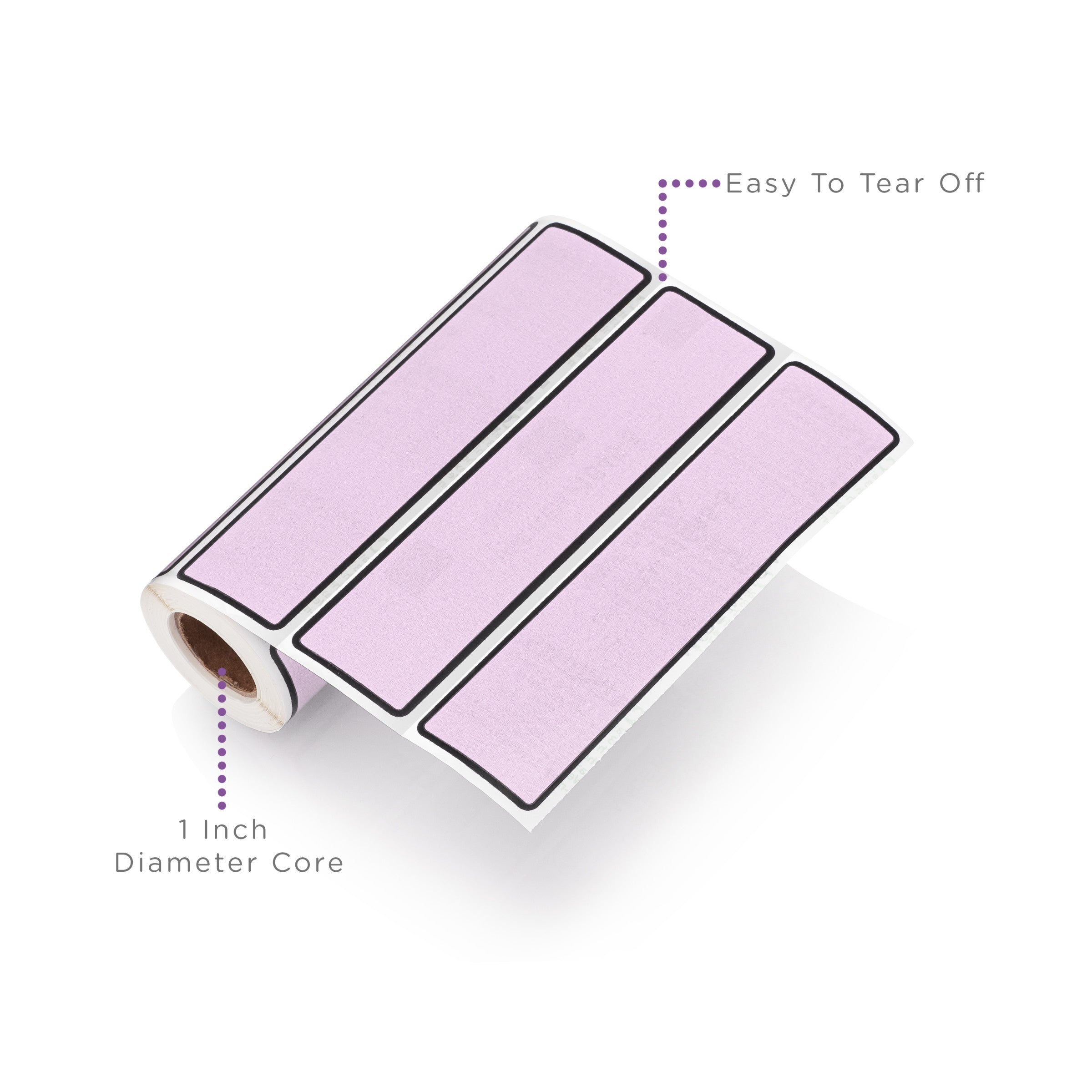 Blank ID Labels for 1.5-4" Ring Binder Spines – Roll of 200