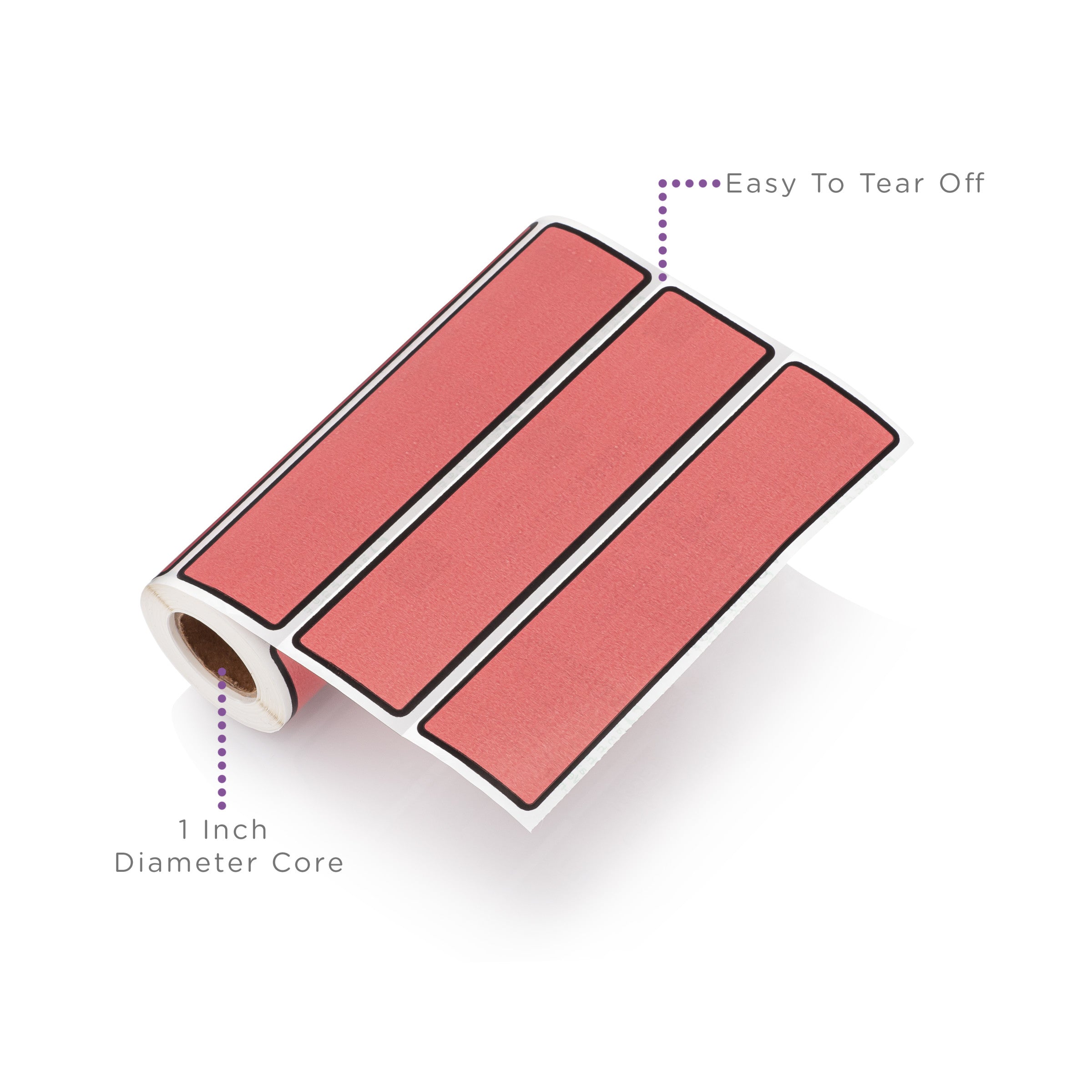 Blank ID Labels for 1.5-4" Ring Binder Spines – Roll of 200
