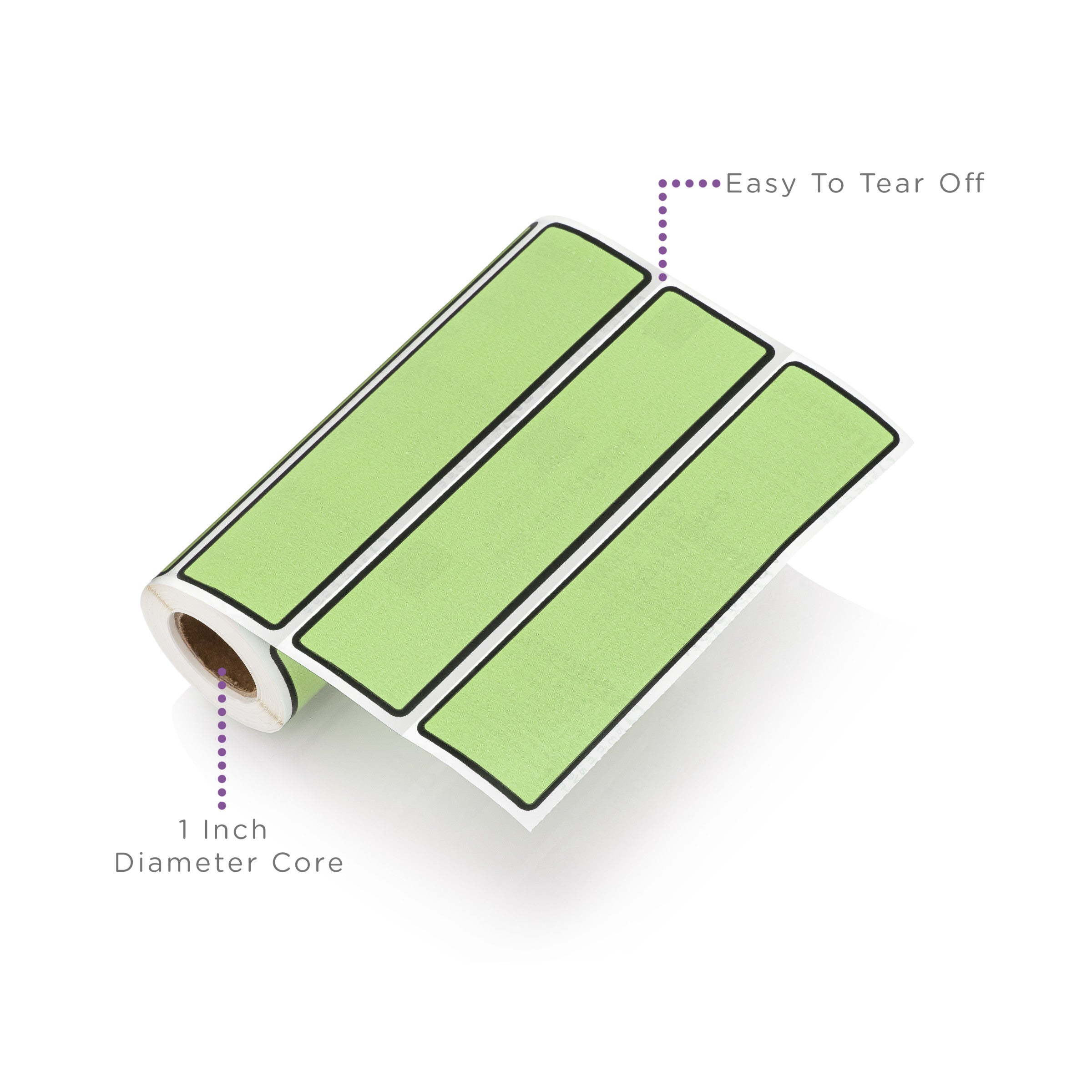Blank ID Labels for 1.5-4" Ring Binder Spines – Roll of 200