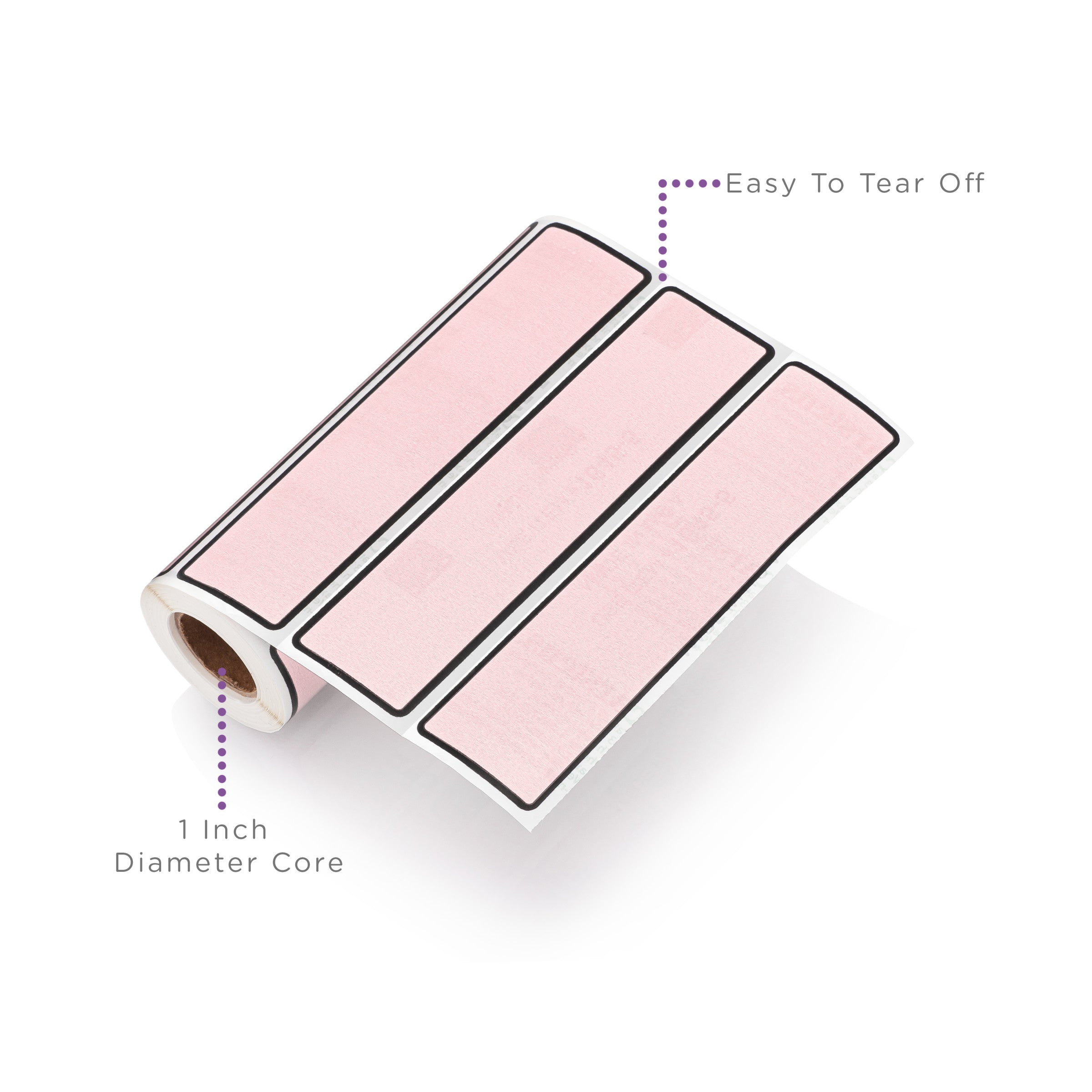 Blank ID Labels for 1.5-4" Ring Binder Spines – Roll of 200
