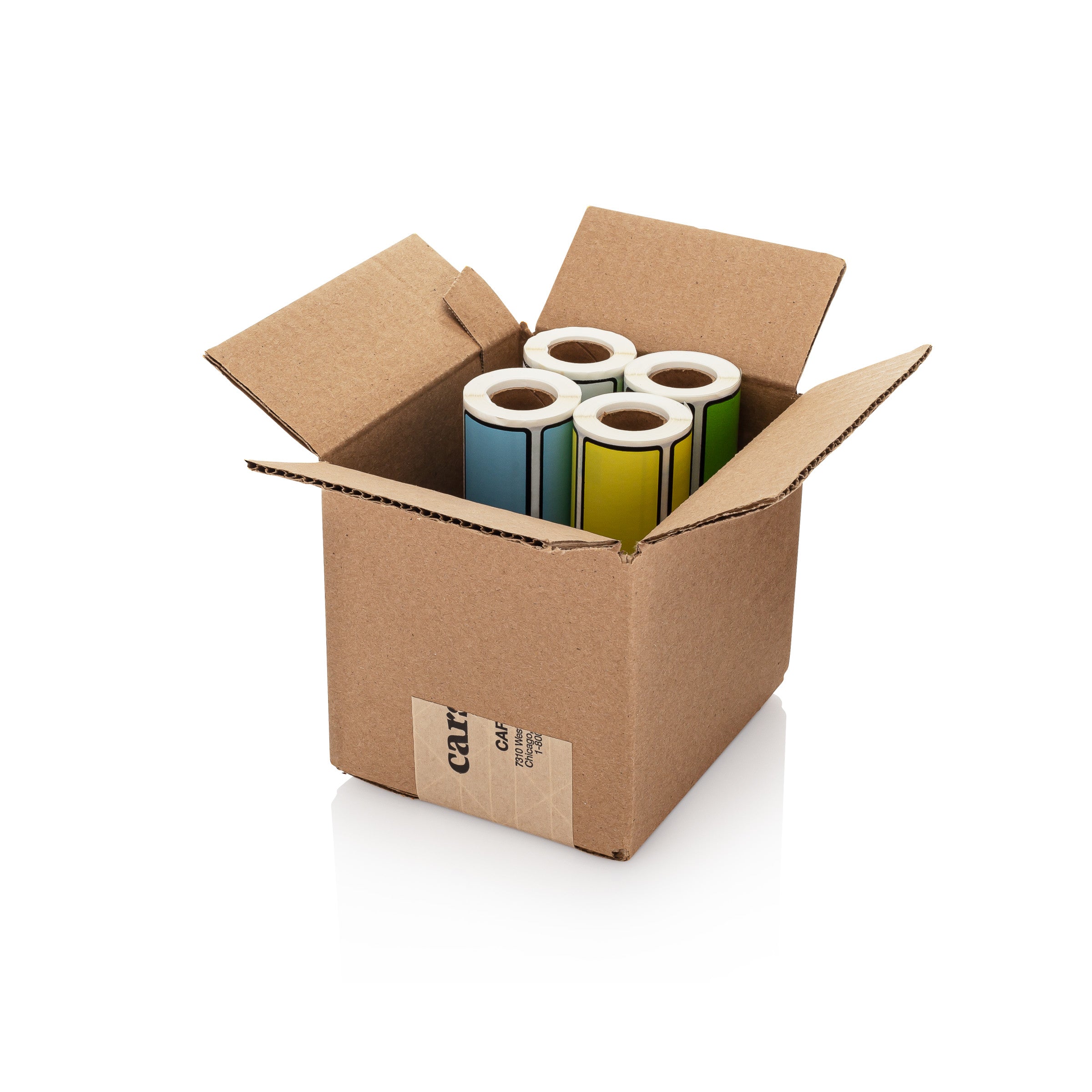 Blank ID Labels for 1.5-4" Ring Binder Spines – Roll of 200