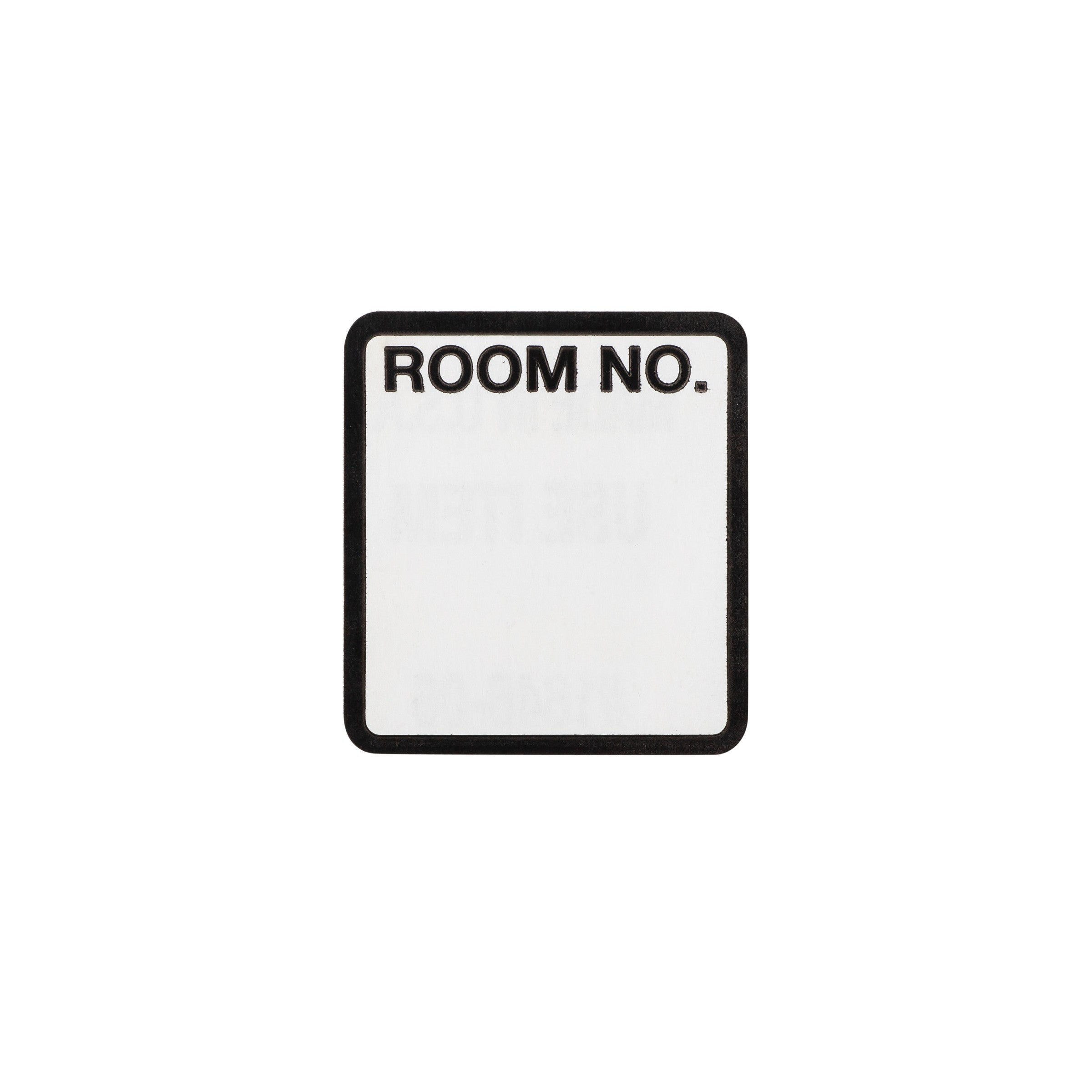 Room Number Alert Label for Medical Charts | Carstens