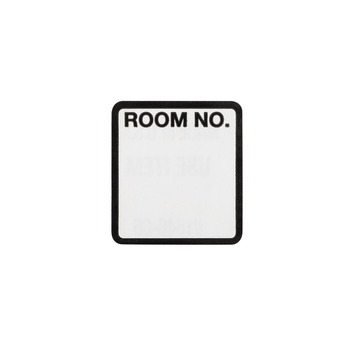 Room Number Alert Label for Medical Charts | Carstens