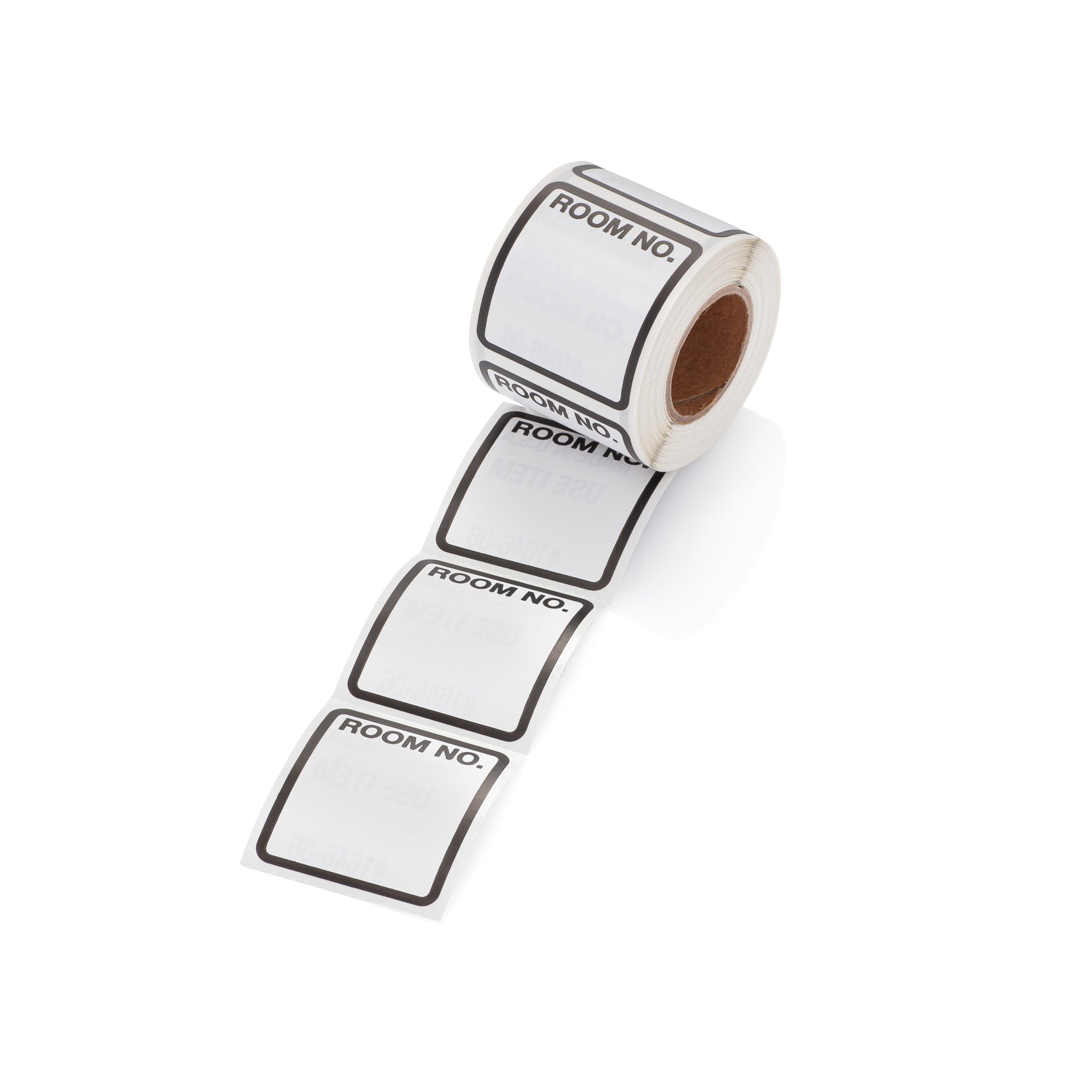 Room Number Alert and Instruction Labels, White, W1.5" x H1.375" (Roll of 200)
