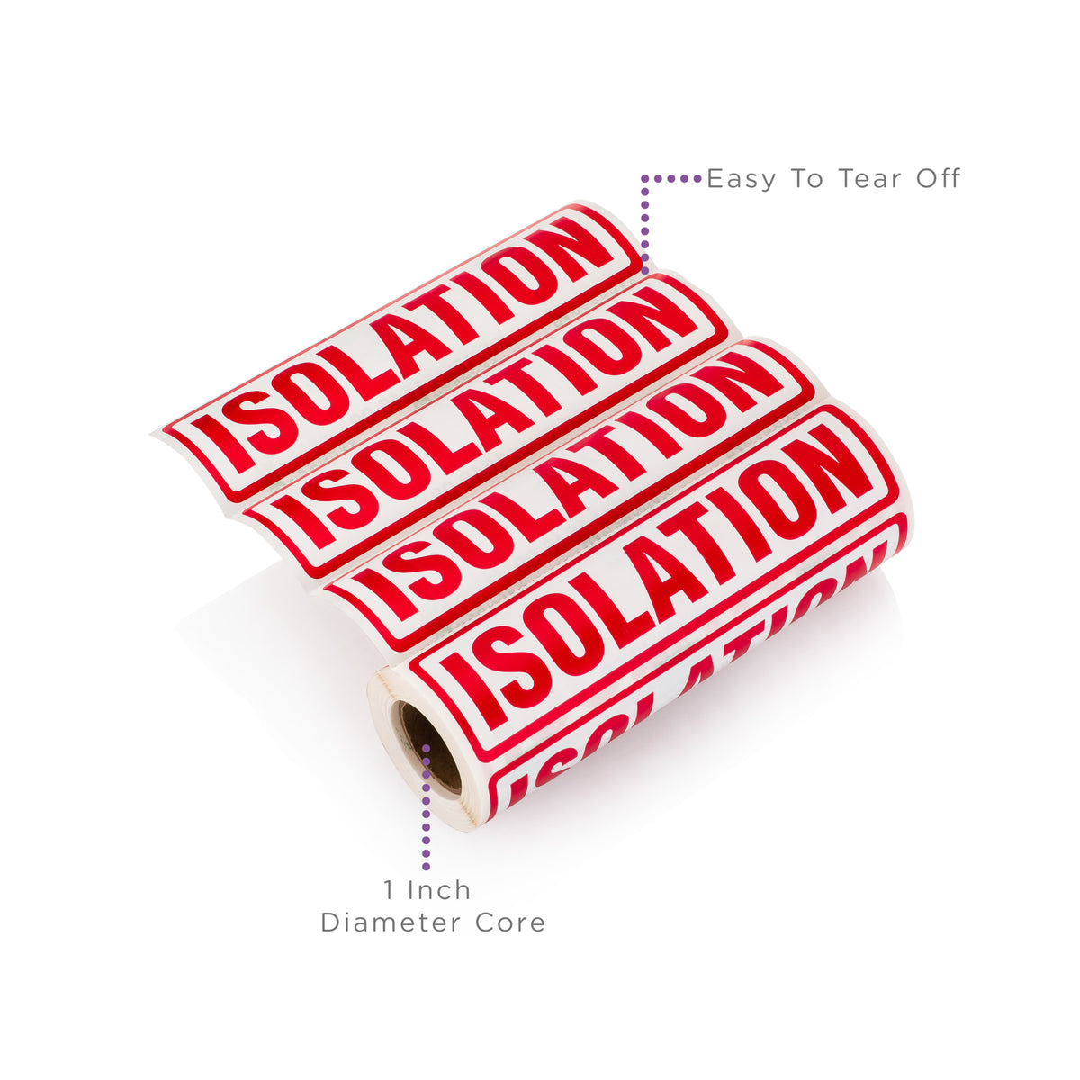 Isolation Alert Label for Medical Charts | Carstens