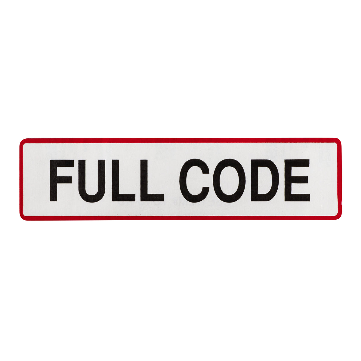 Full Code Alert Label for Medical Charts | Carstens