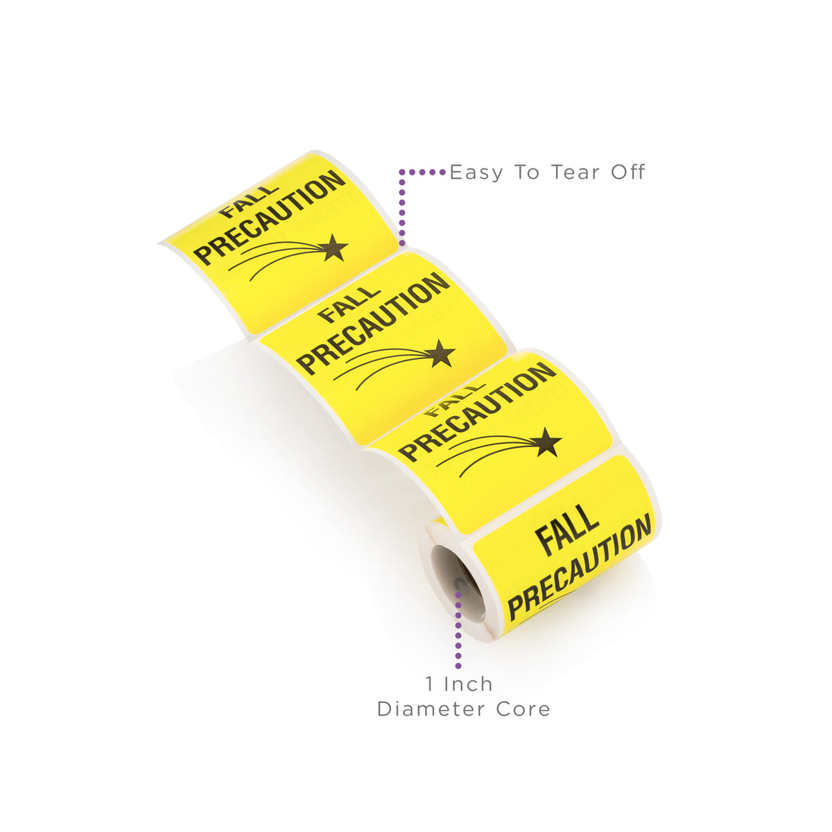 Fall Precaution Alert Label for Medical Charts | Carstens