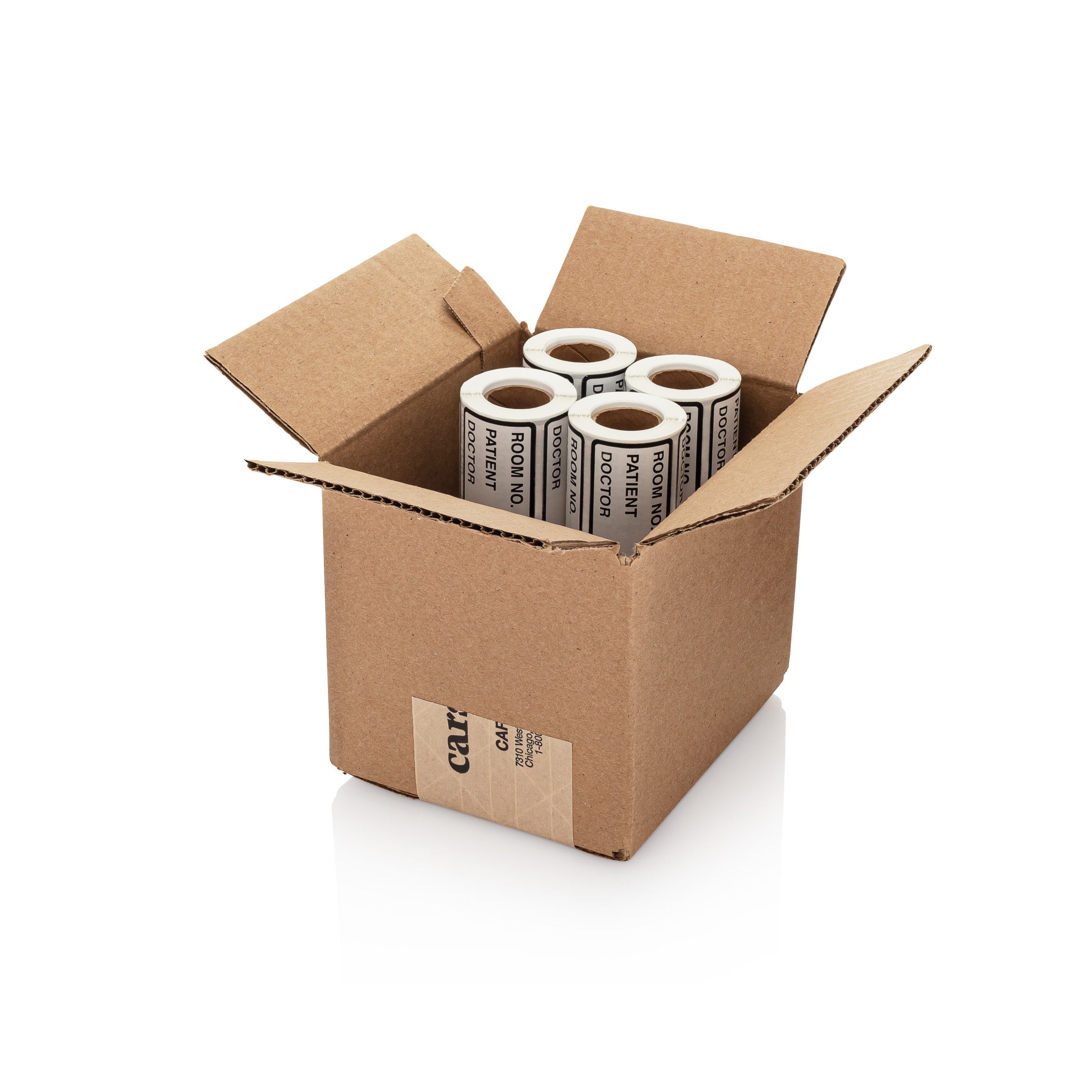 Room No. / Patient / Doctor Preprinted ID Labels for 1.5 – 4” Ring Binder Spines - Roll of 200