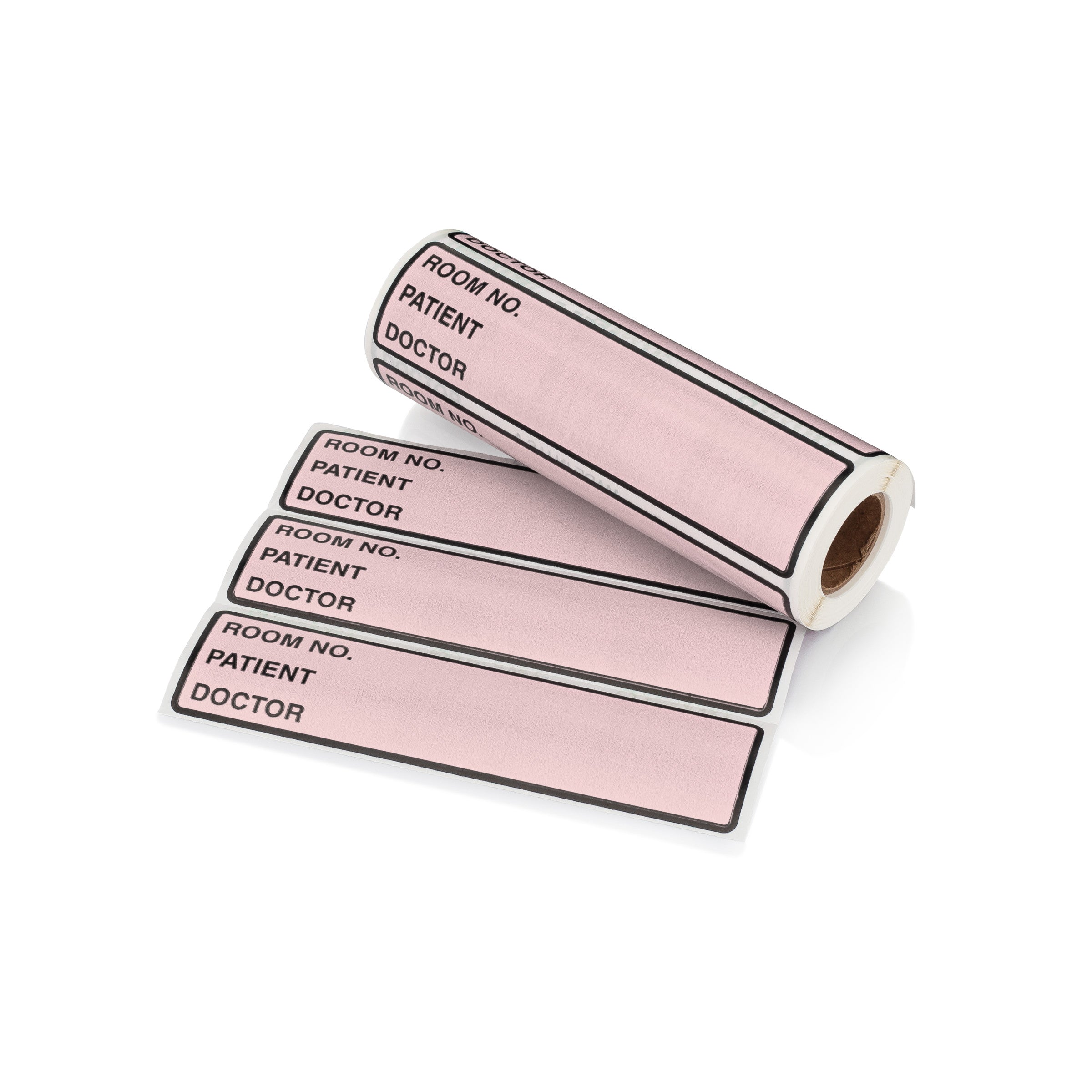 Room No. / Patient / Doctor Preprinted ID Labels for 1.5 – 4” Ring Binder Spines - Roll of 200