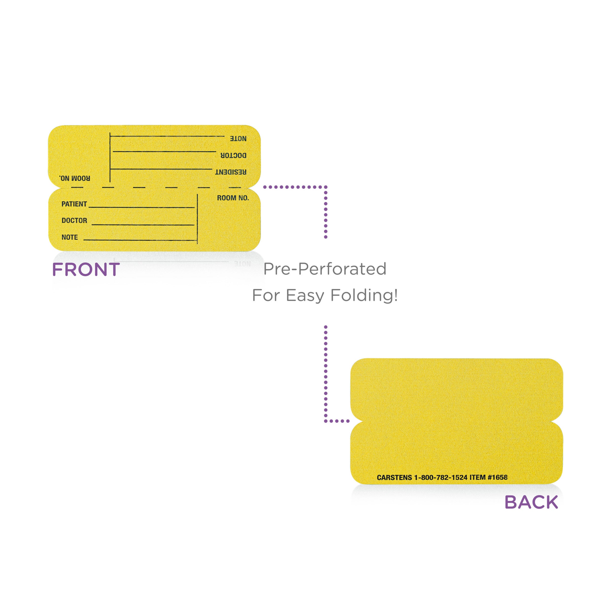 ID Cards for Half Size Card Pockets, Pack of 100