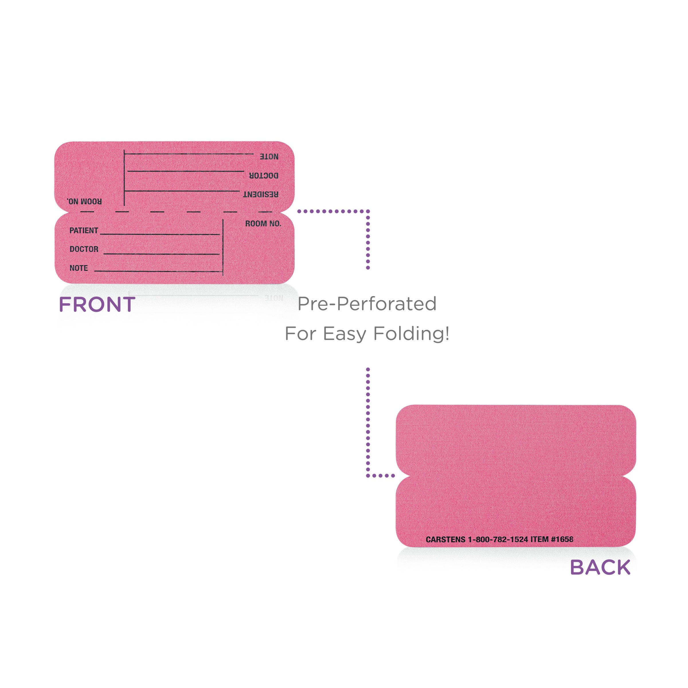 ID Cards for Half Size Card Pockets, Pack of 100