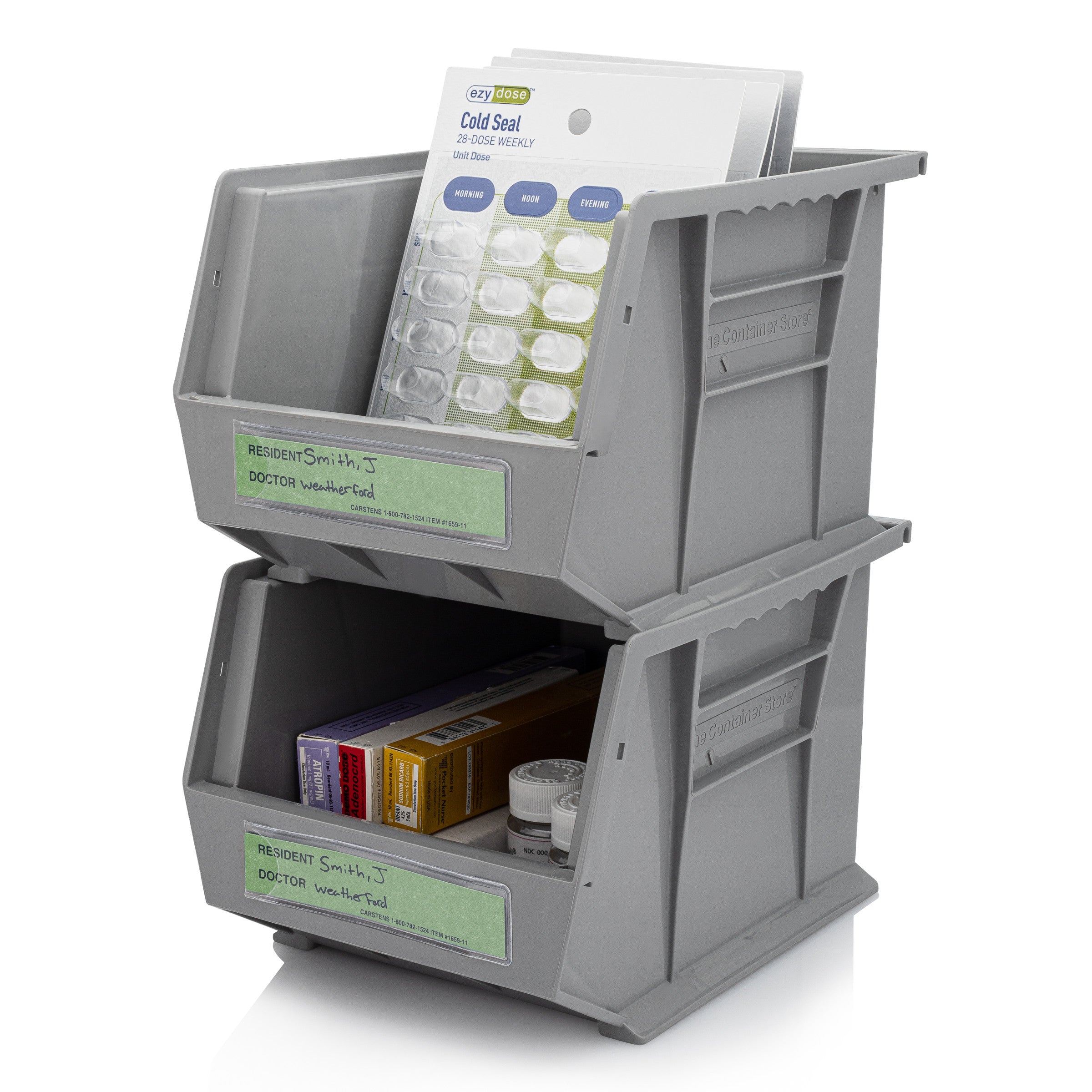 Resident / Doctor Preprinted ID Cards for 1.5 – 4” Ring Binder Spines - Pack of 100