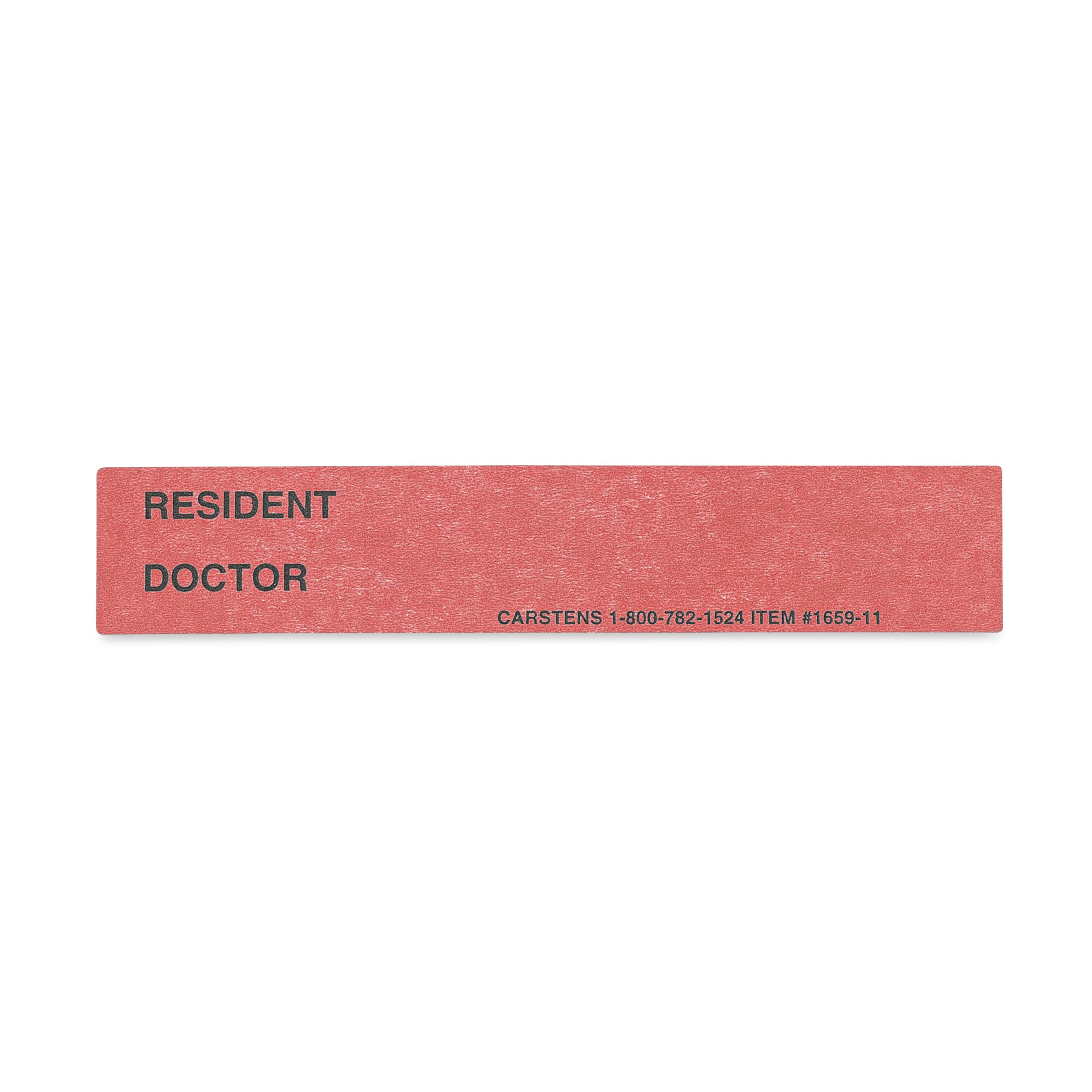 Resident / Doctor Preprinted ID Cards for 1.5 – 4” Ring Binder Spines - Pack of 100