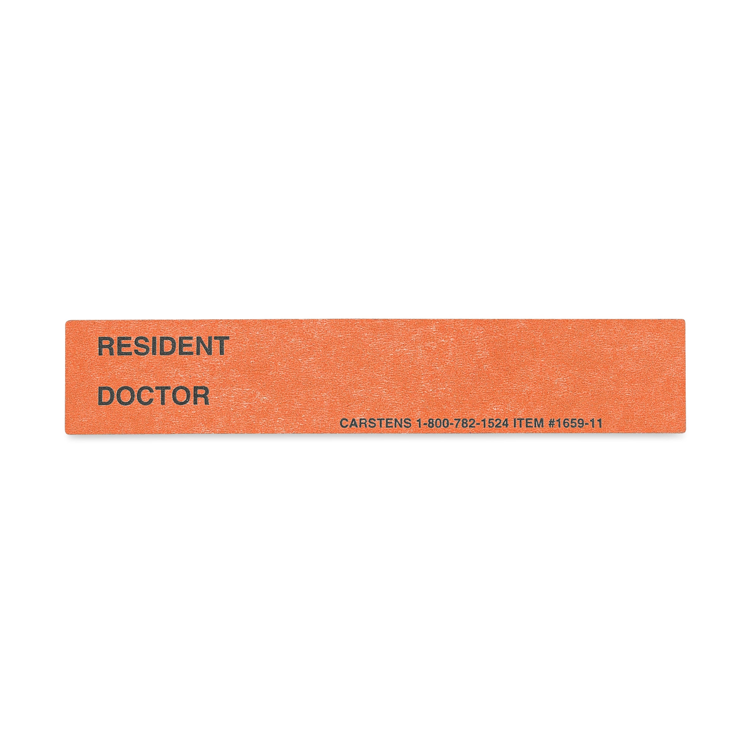Resident / Doctor Preprinted ID Cards for 1.5 – 4” Ring Binder Spines - Pack of 100