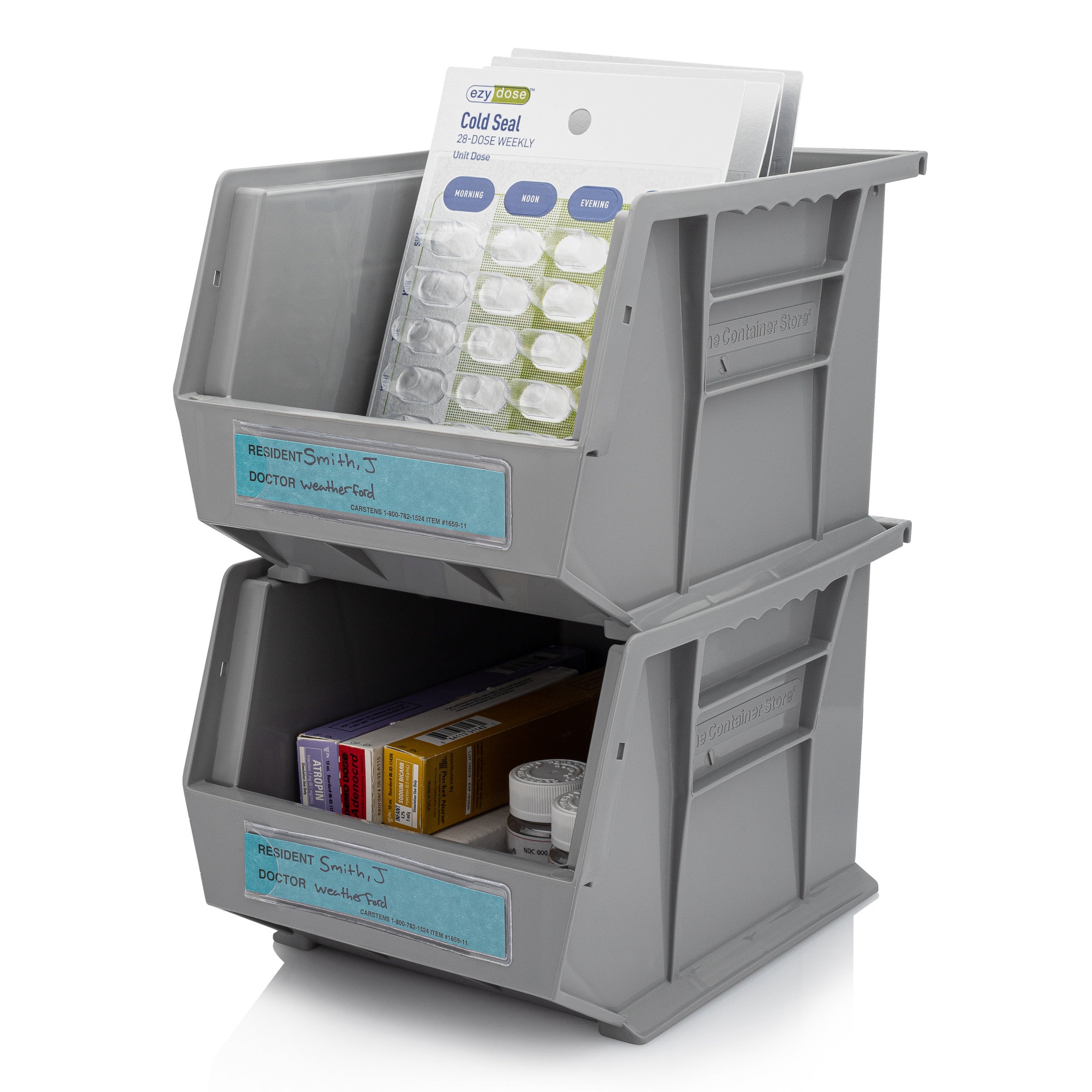 Resident / Doctor Preprinted ID Cards for 1.5 – 4” Ring Binder Spines - Pack of 100