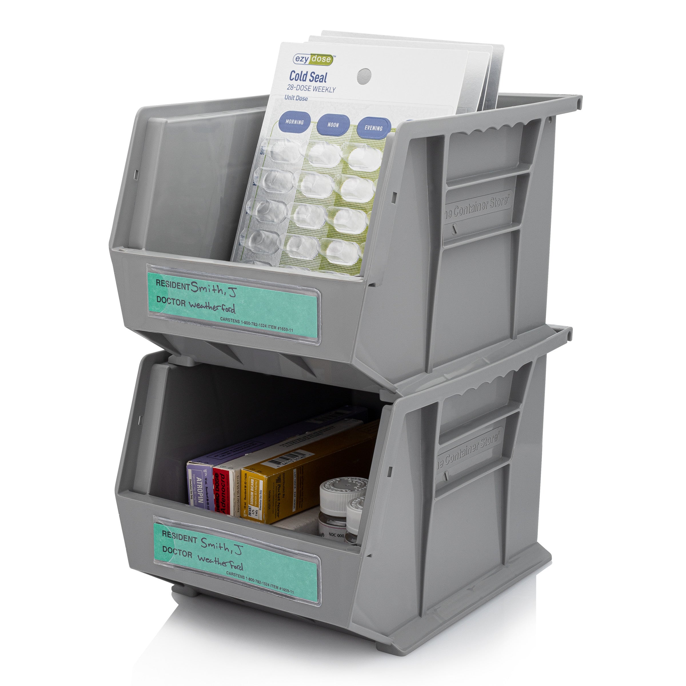 Resident / Doctor Preprinted ID Cards for 1.5 – 4” Ring Binder Spines - Pack of 100