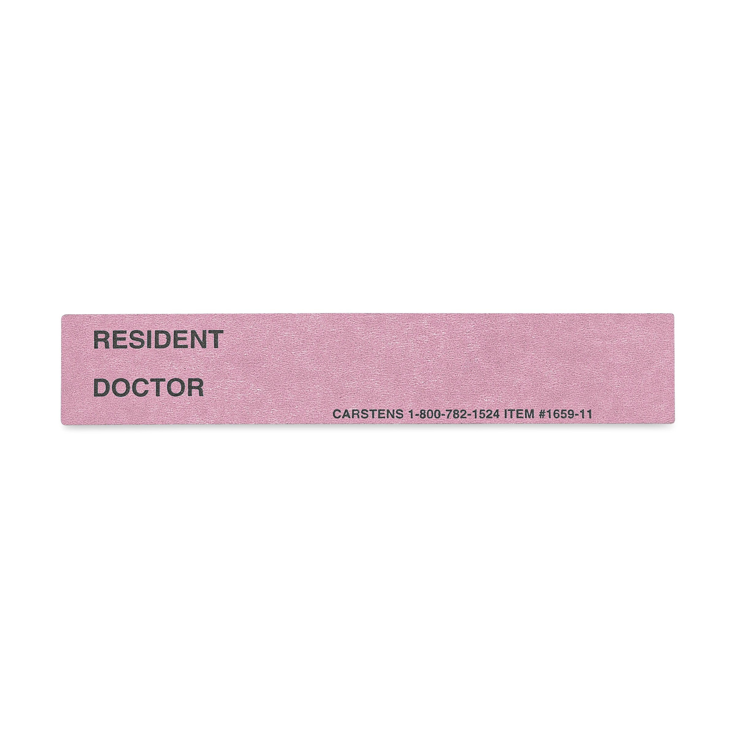 Resident / Doctor Preprinted ID Cards for 1.5 – 4” Ring Binder Spines - Pack of 100