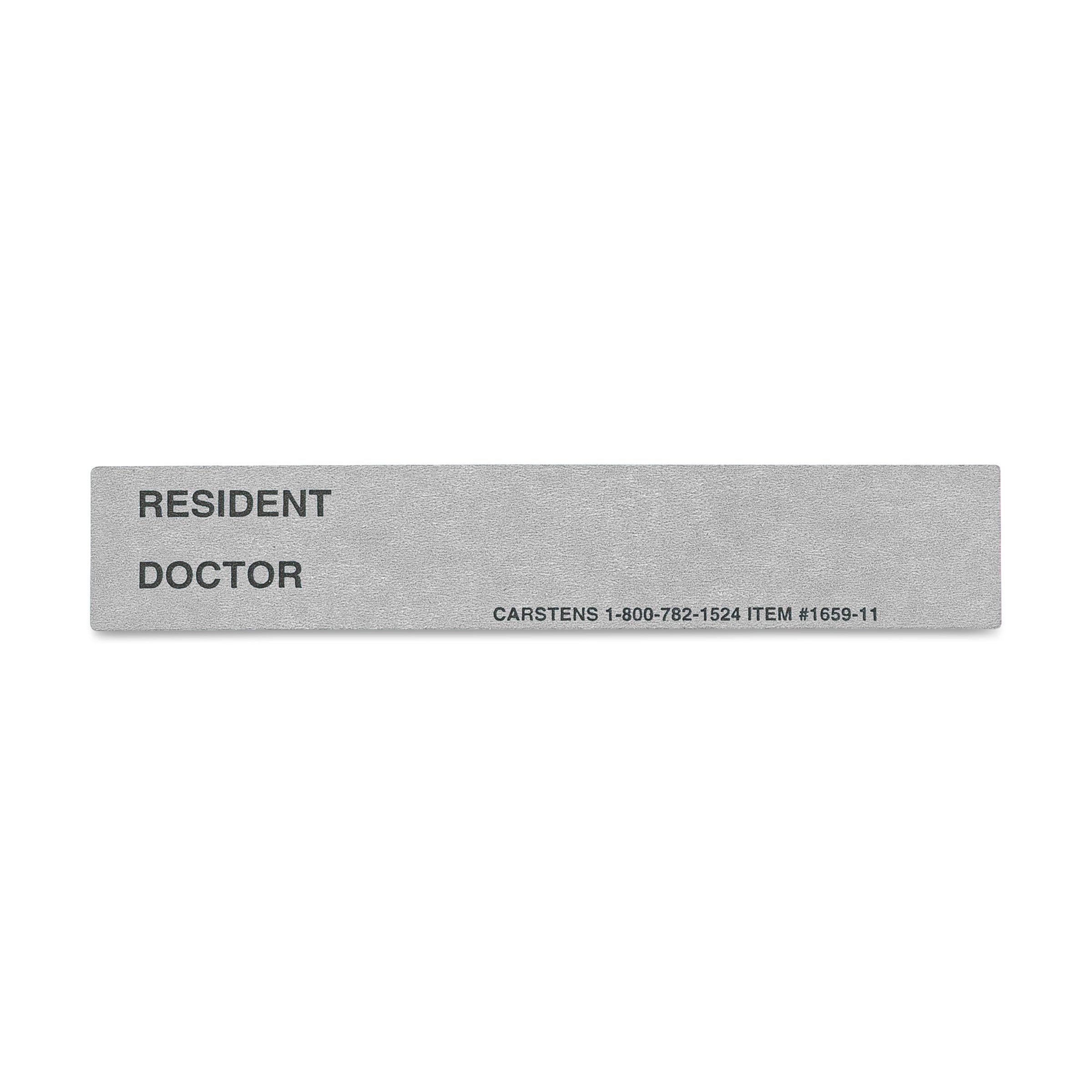 Resident / Doctor Preprinted ID Cards for 1.5 – 4” Ring Binder Spines - Pack of 100