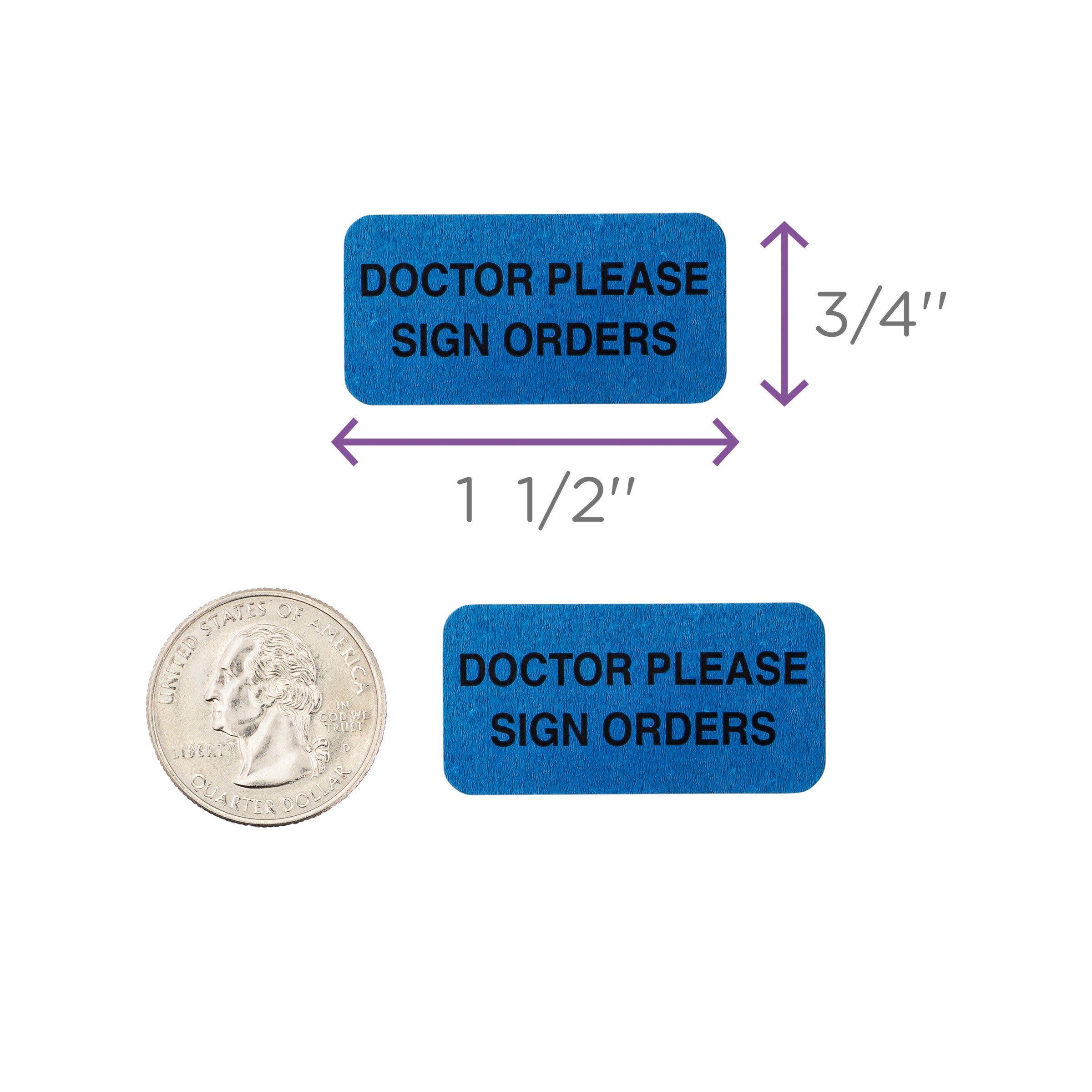 Doctor Sign Label for Medical Charts | Carstens