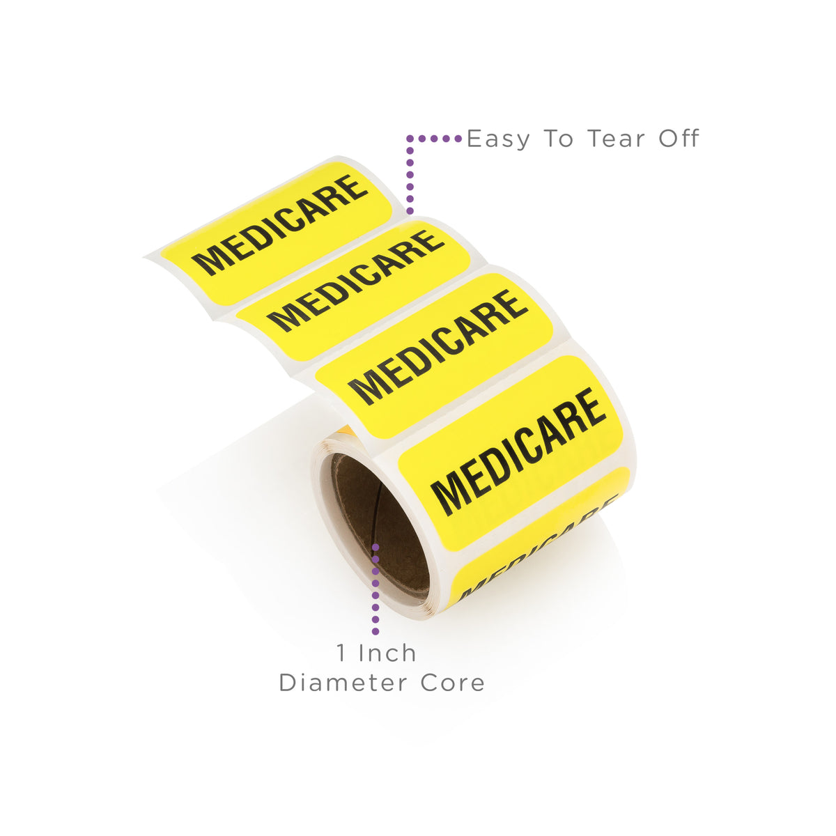 Medicare Alert Label for Medical Charts | Carstens