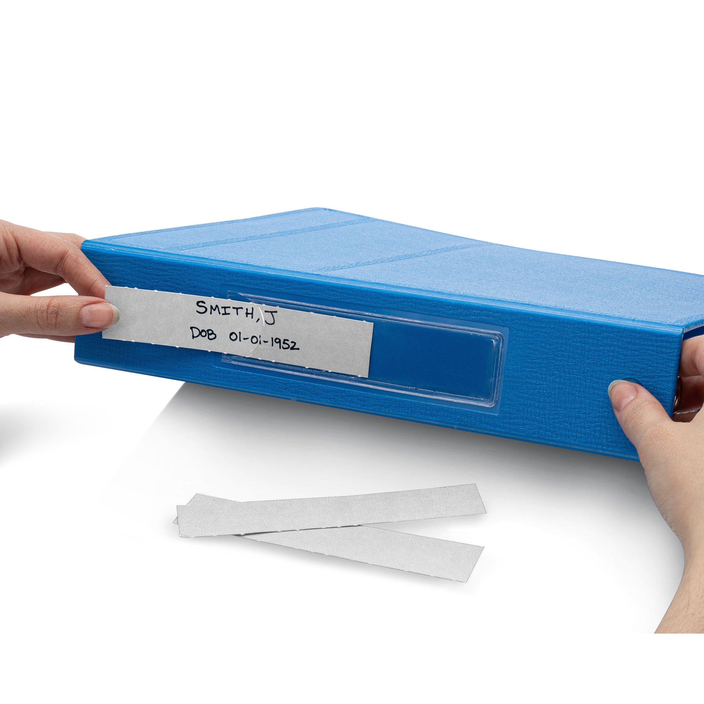 Blank ID Cards for 1.5-4" Ring Binder Spines – Roll of 200