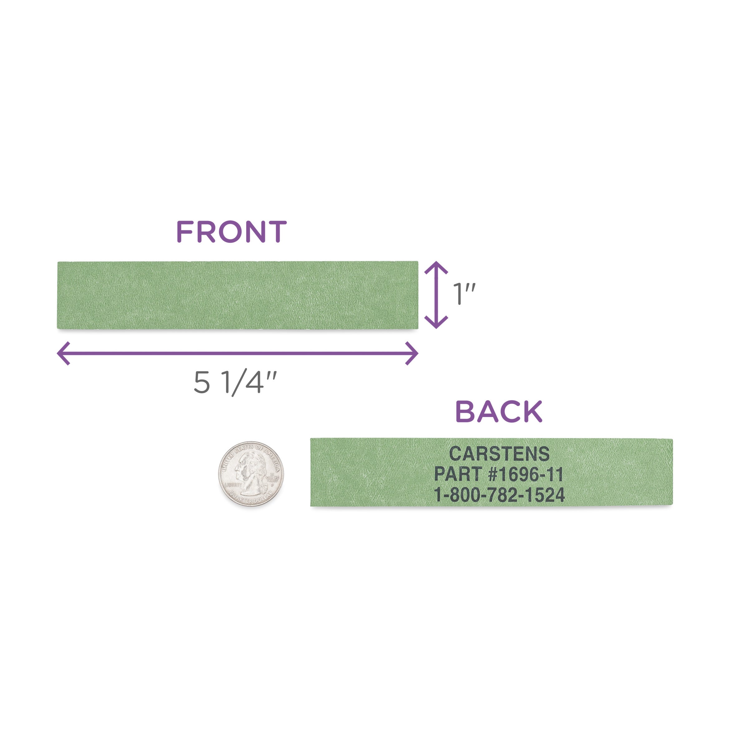 Blank ID Cards for 1.5-4" Ring Binder Spines – Roll of 200