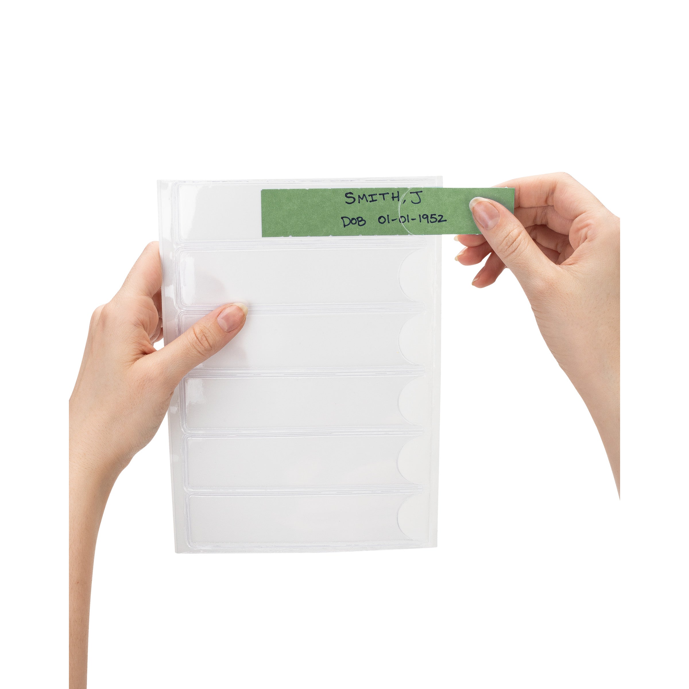 Blank ID Cards for 1.5-4" Ring Binder Spines – Roll of 200