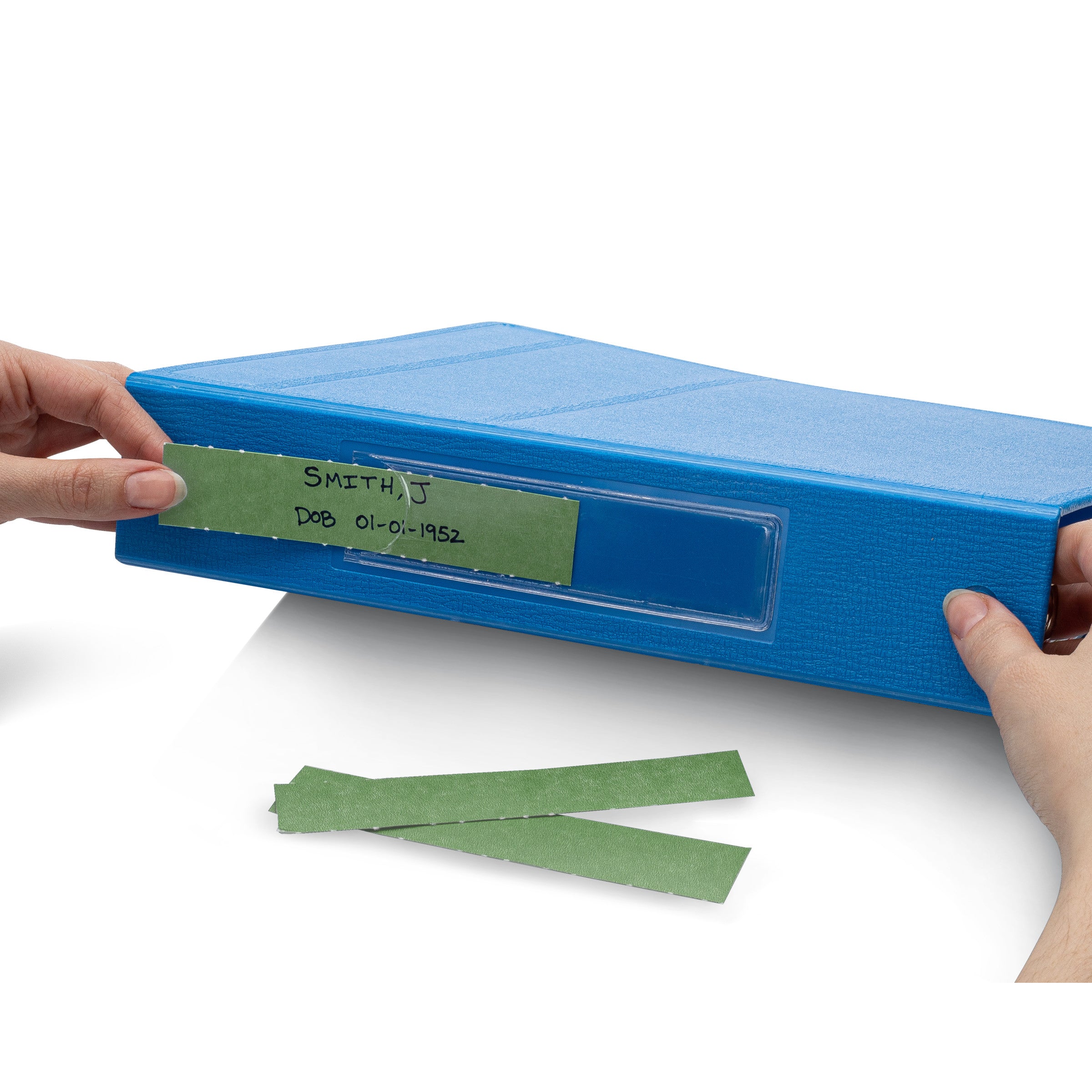 Blank ID Cards for 1.5-4" Ring Binder Spines – Roll of 200