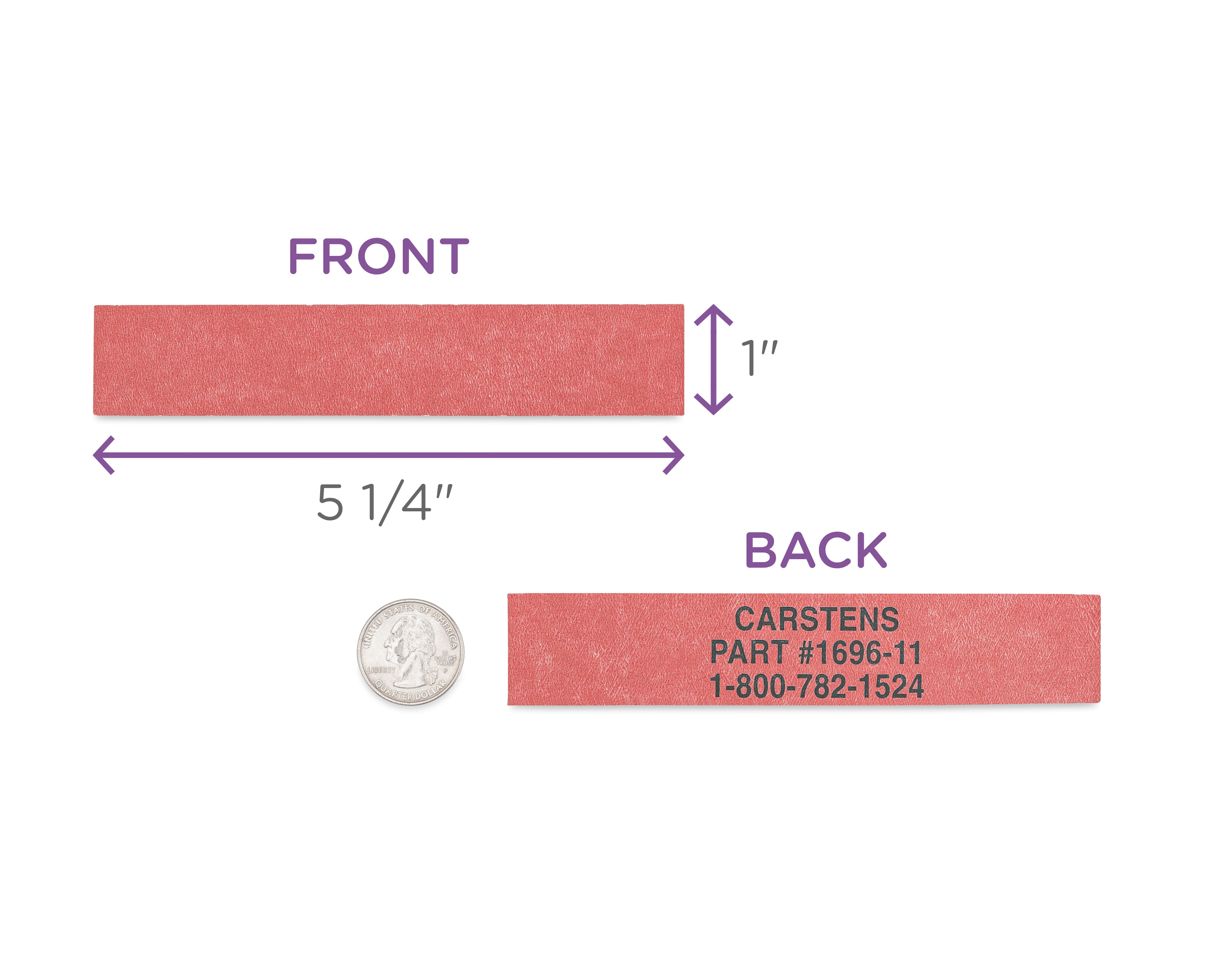 Blank ID Cards for 1.5-4" Ring Binder Spines – Roll of 200