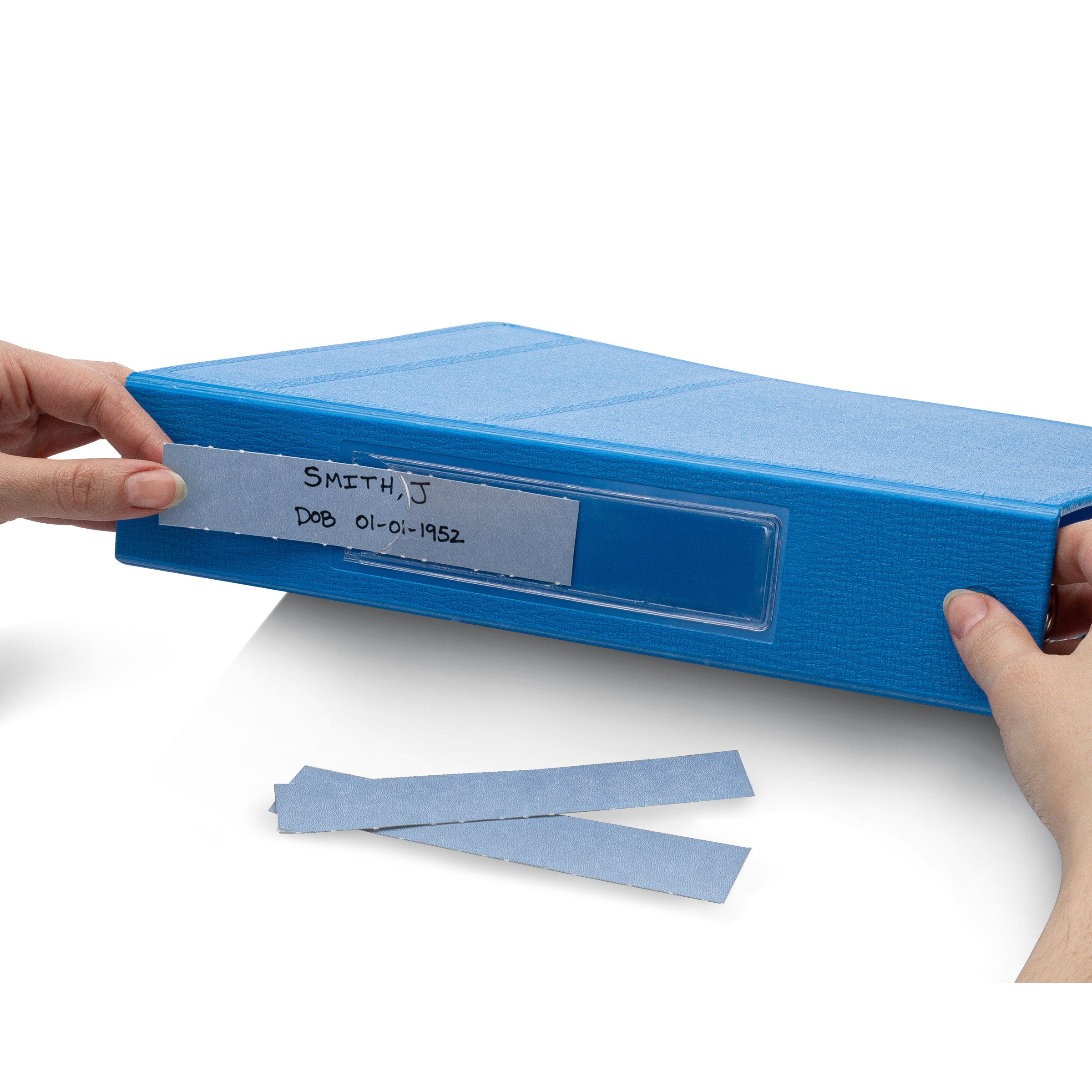 Blank ID Cards for 1.5-4" Ring Binder Spines – Roll of 200