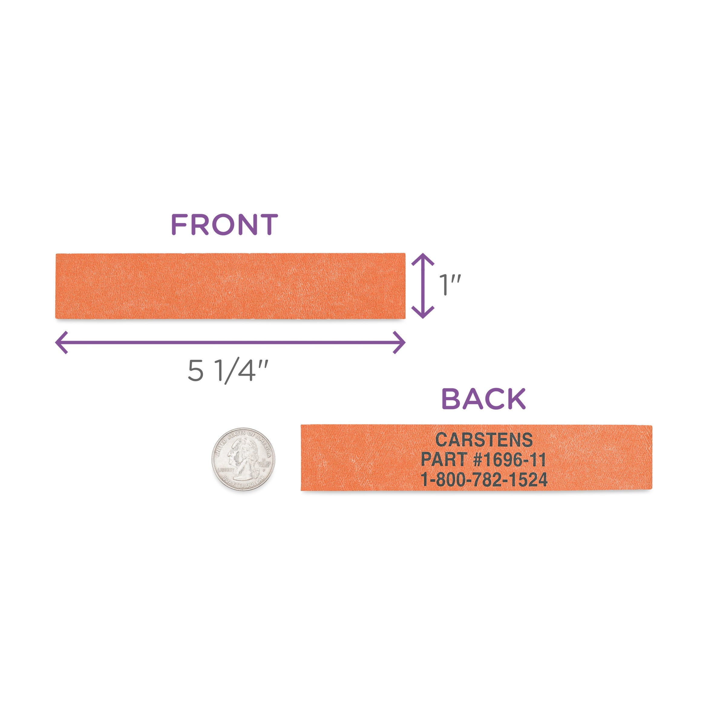 Blank ID Cards for 1.5-4" Ring Binder Spines – Roll of 200