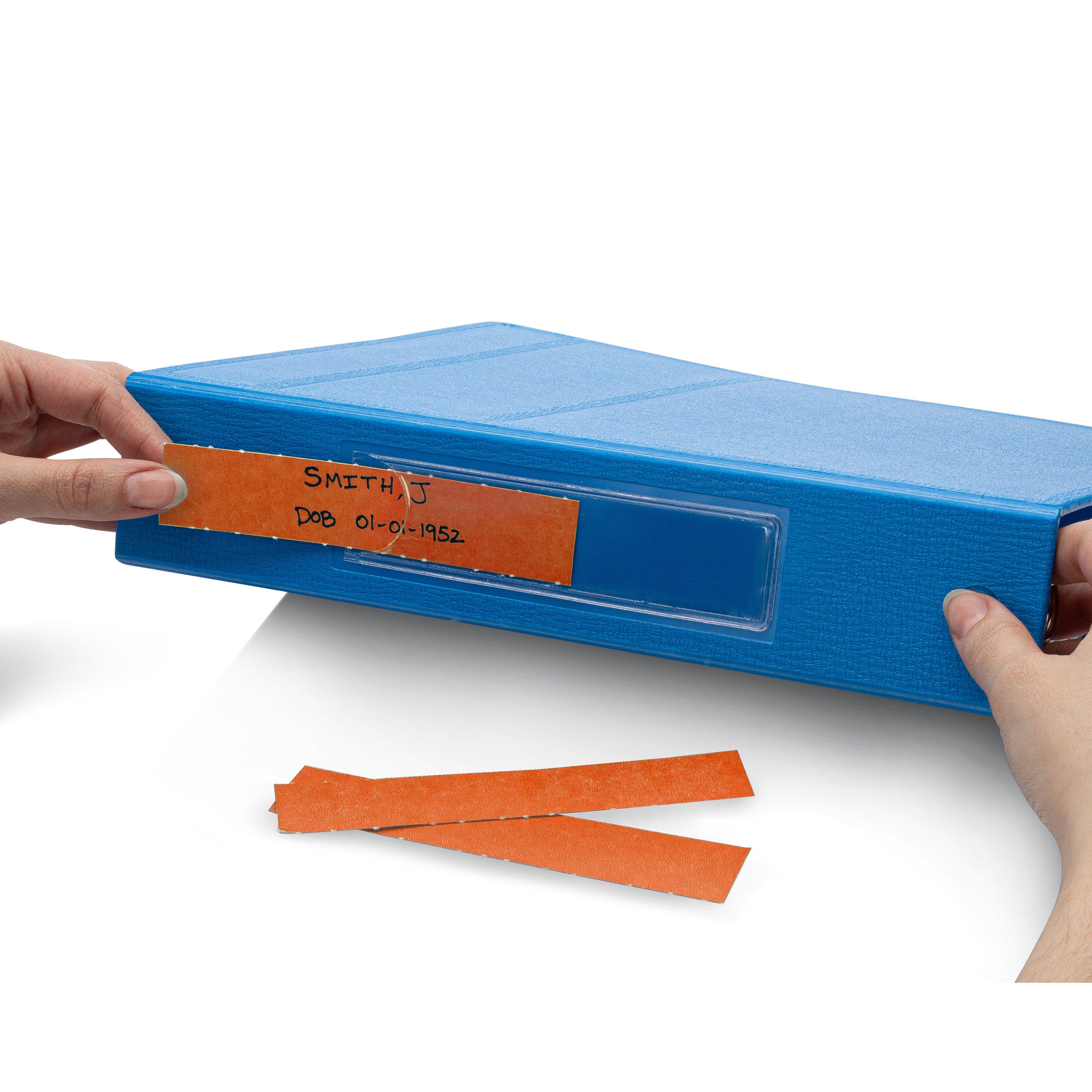 Blank ID Cards for 1.5-4" Ring Binder Spines – Roll of 200