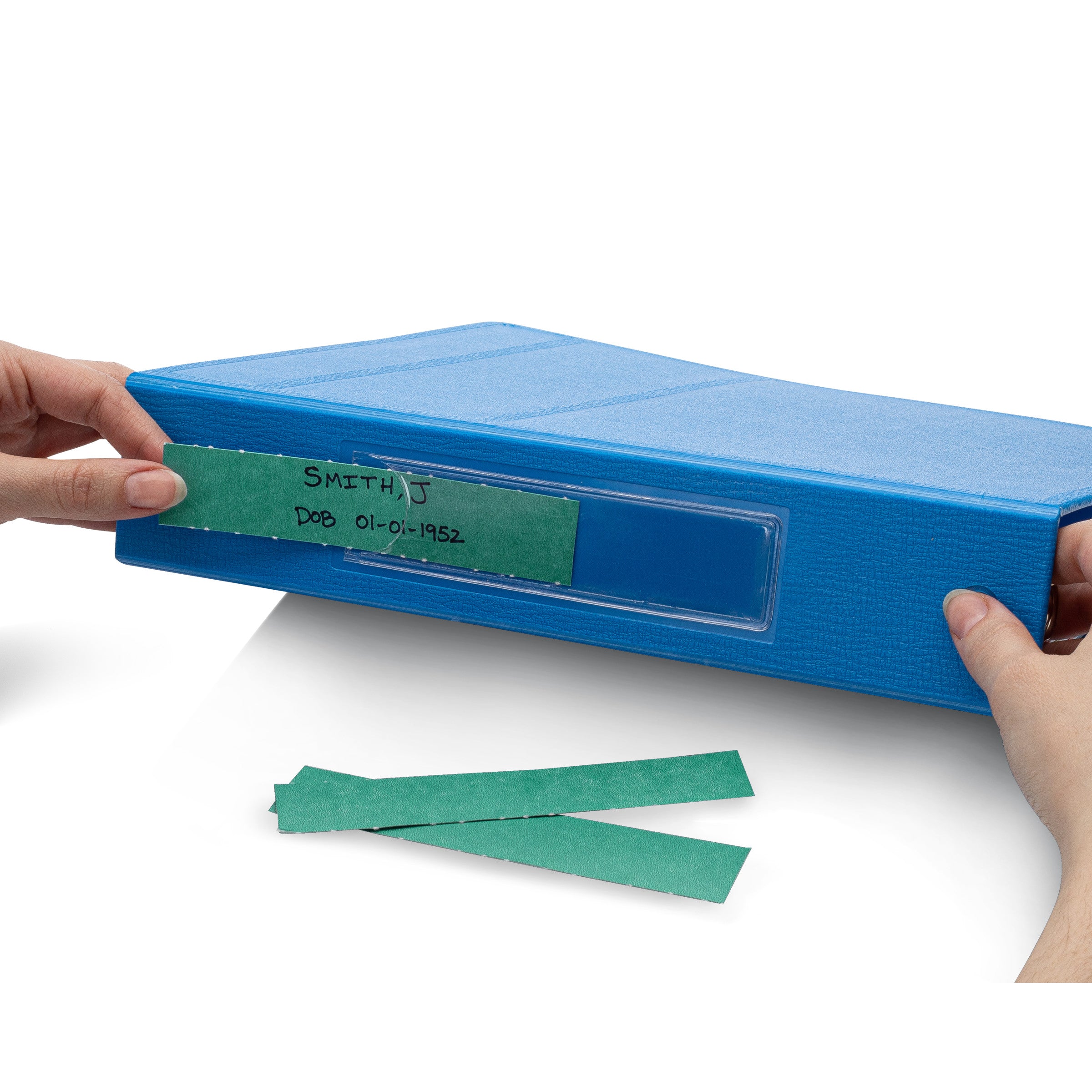 Blank ID Cards for 1.5-4" Ring Binder Spines – Roll of 200