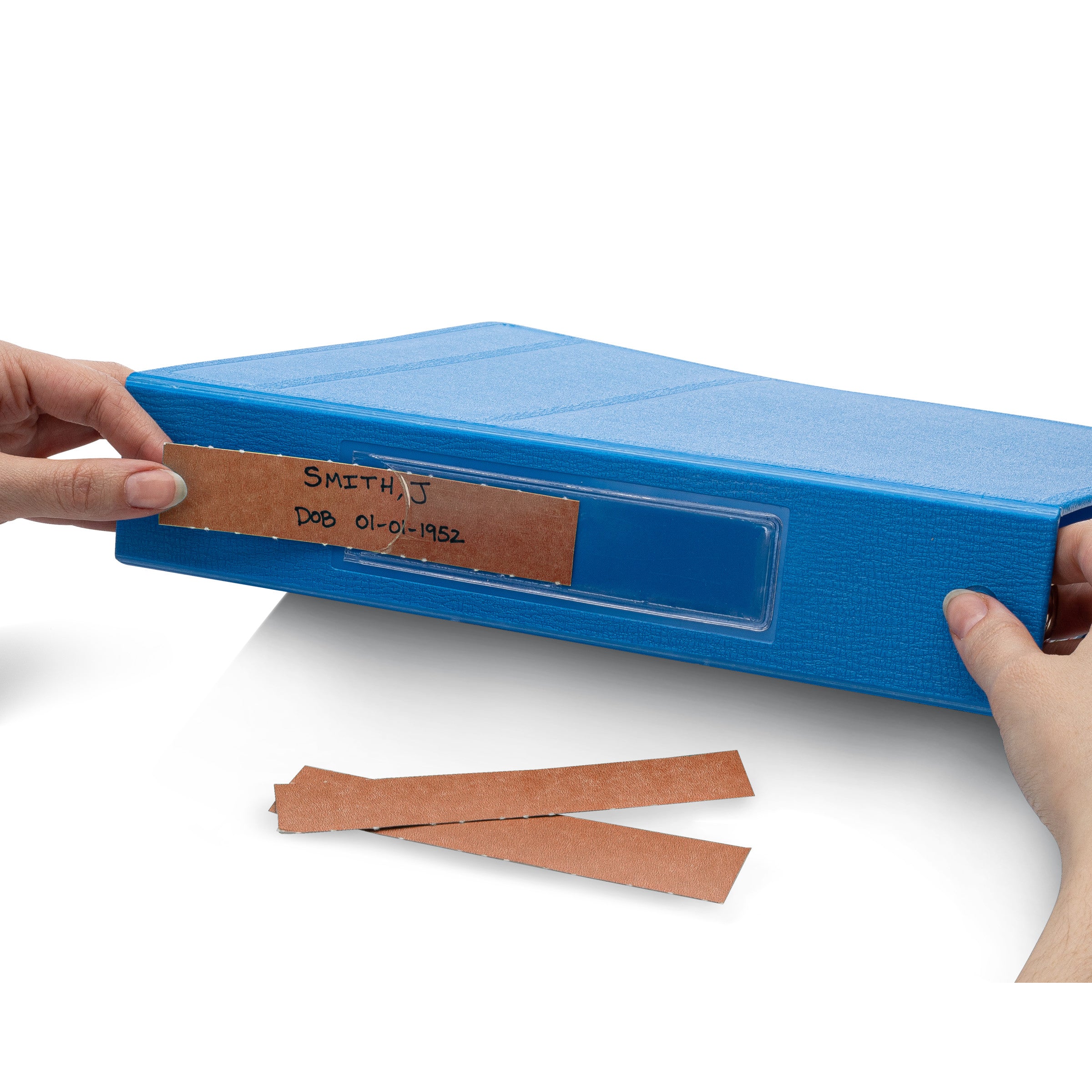 Blank ID Cards for 1.5-4" Ring Binder Spines – Roll of 200