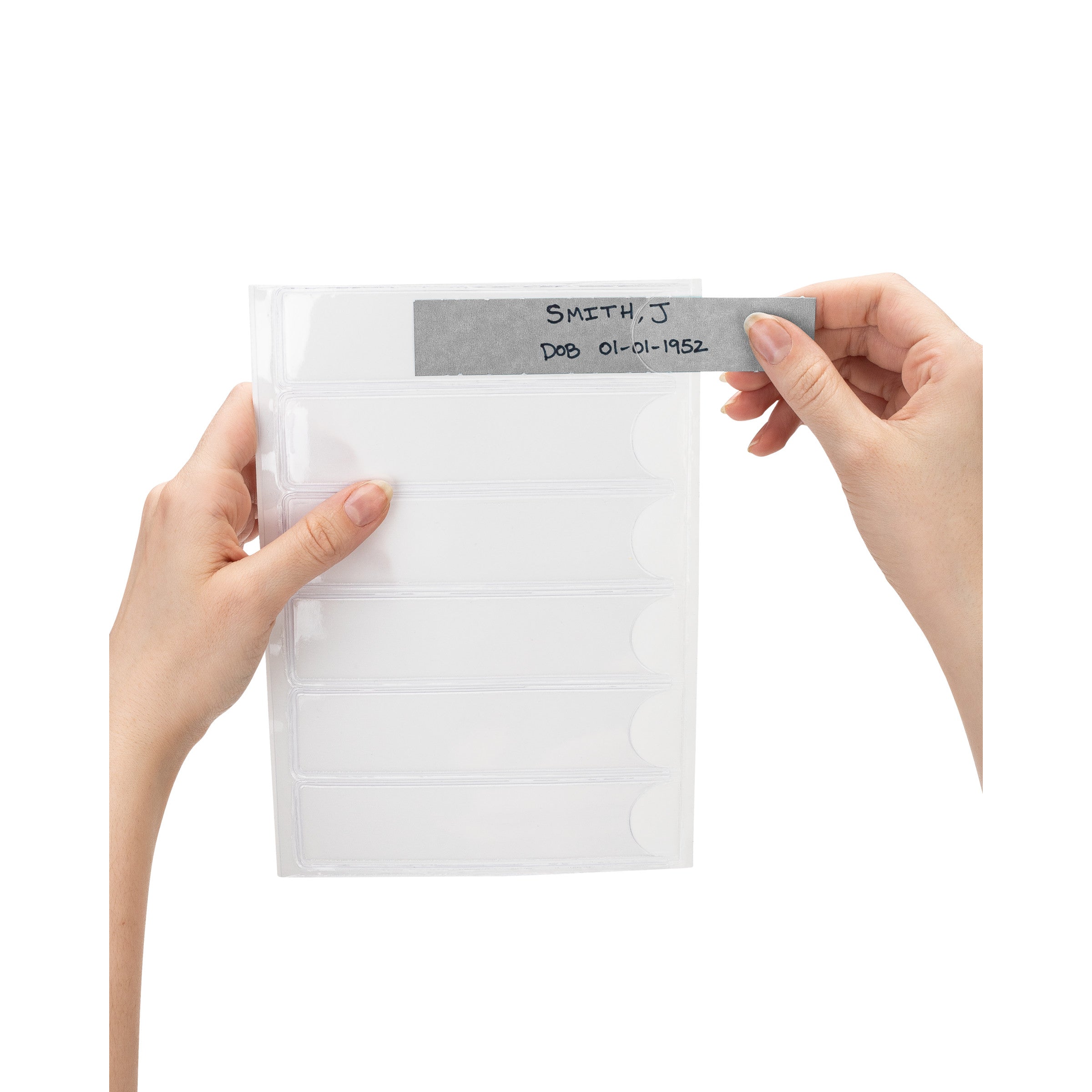 Blank ID Cards for 1.5-4" Ring Binder Spines – Roll of 200