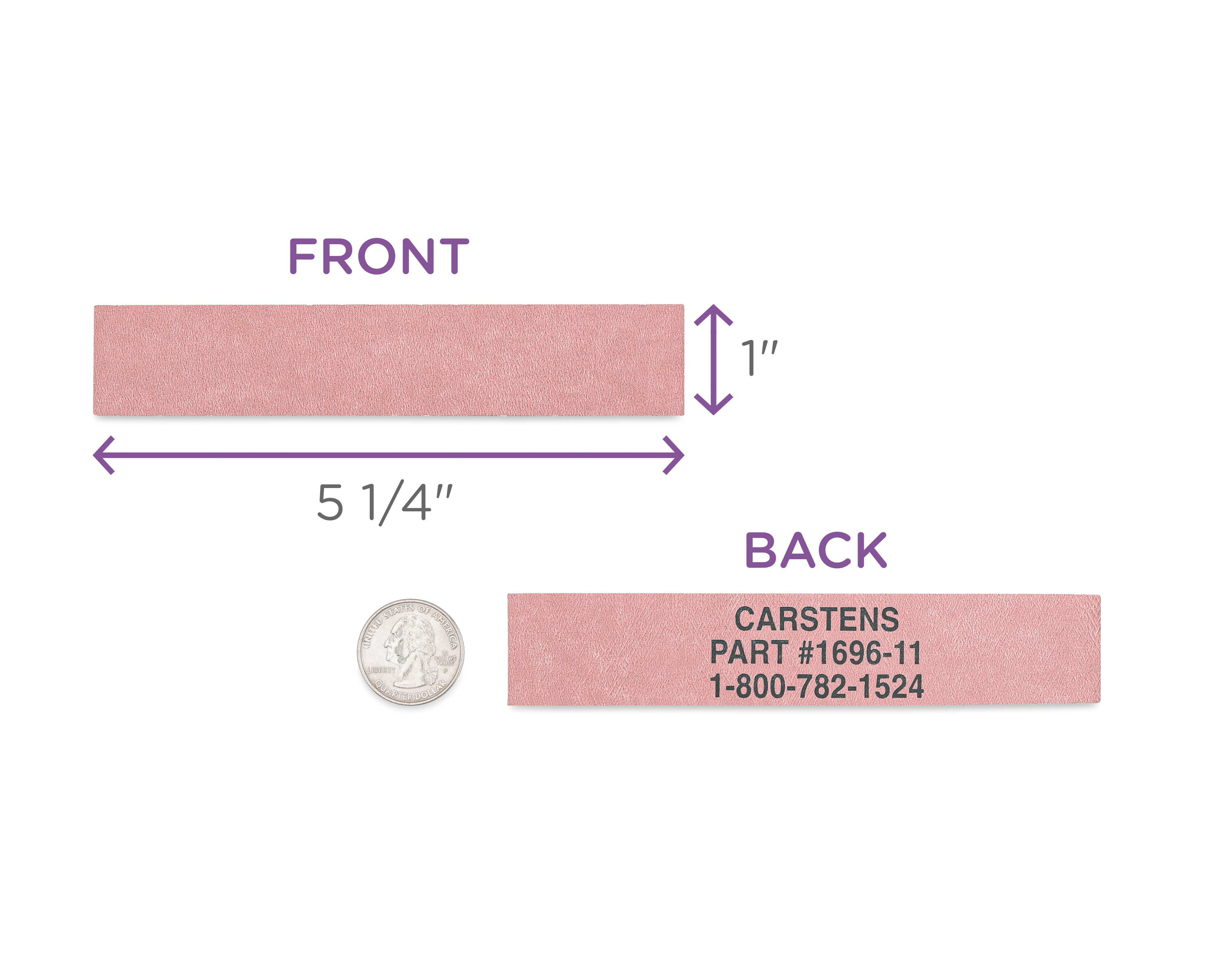 Blank ID Cards for 1.5-4" Ring Binder Spines – Roll of 200