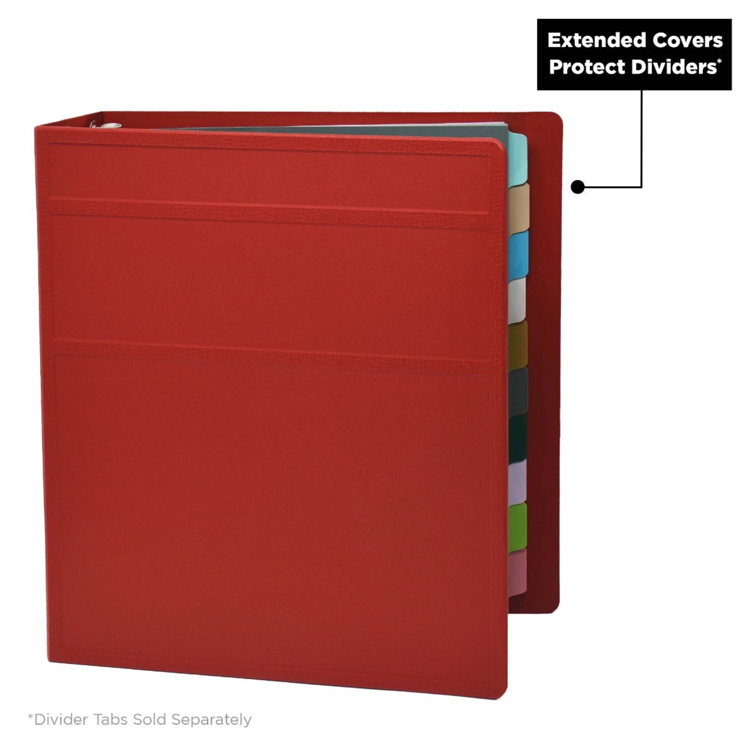 3-Inch Heavy Duty 3-Ring Binder for Medical Charting – Side Opening