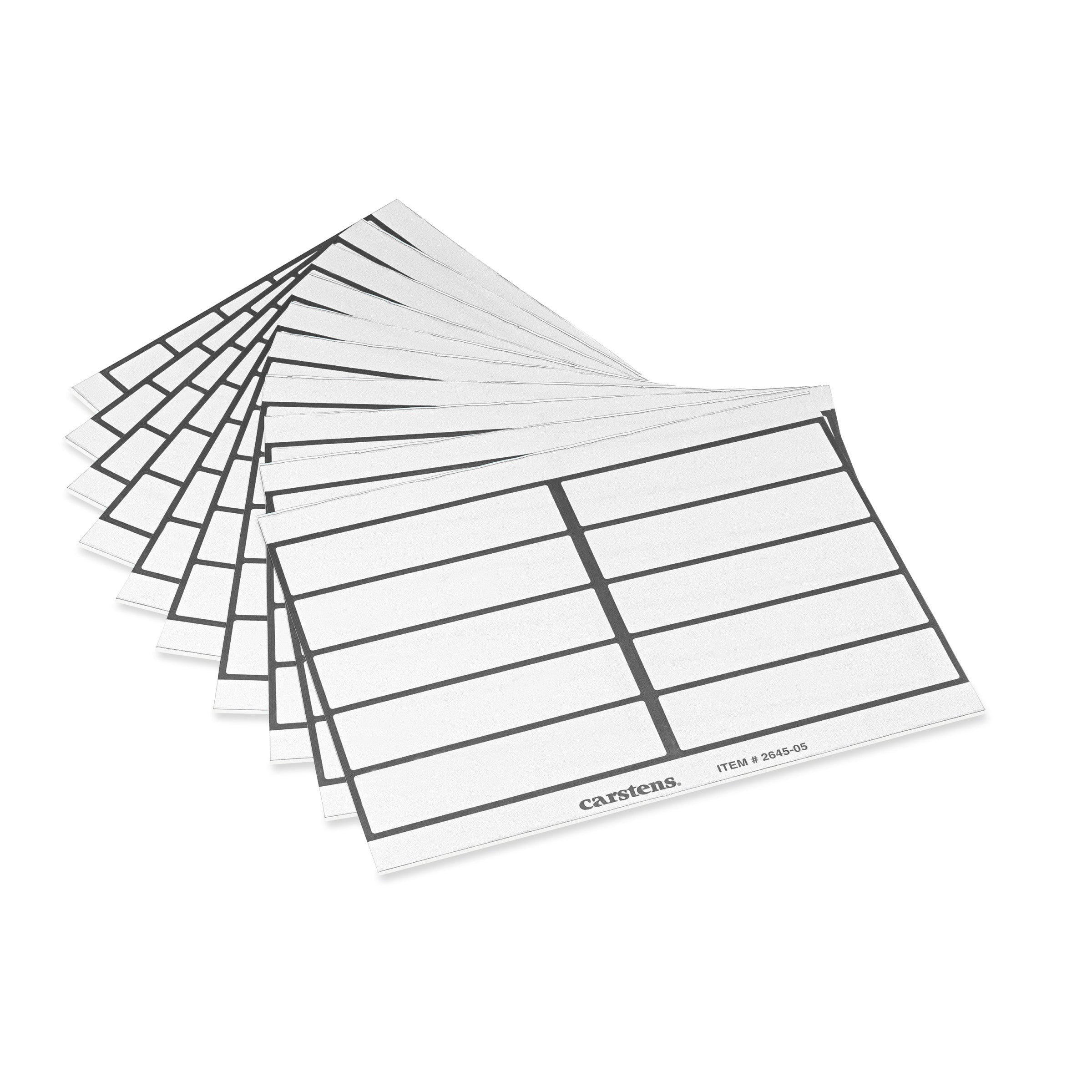 Blank Label Sheets
