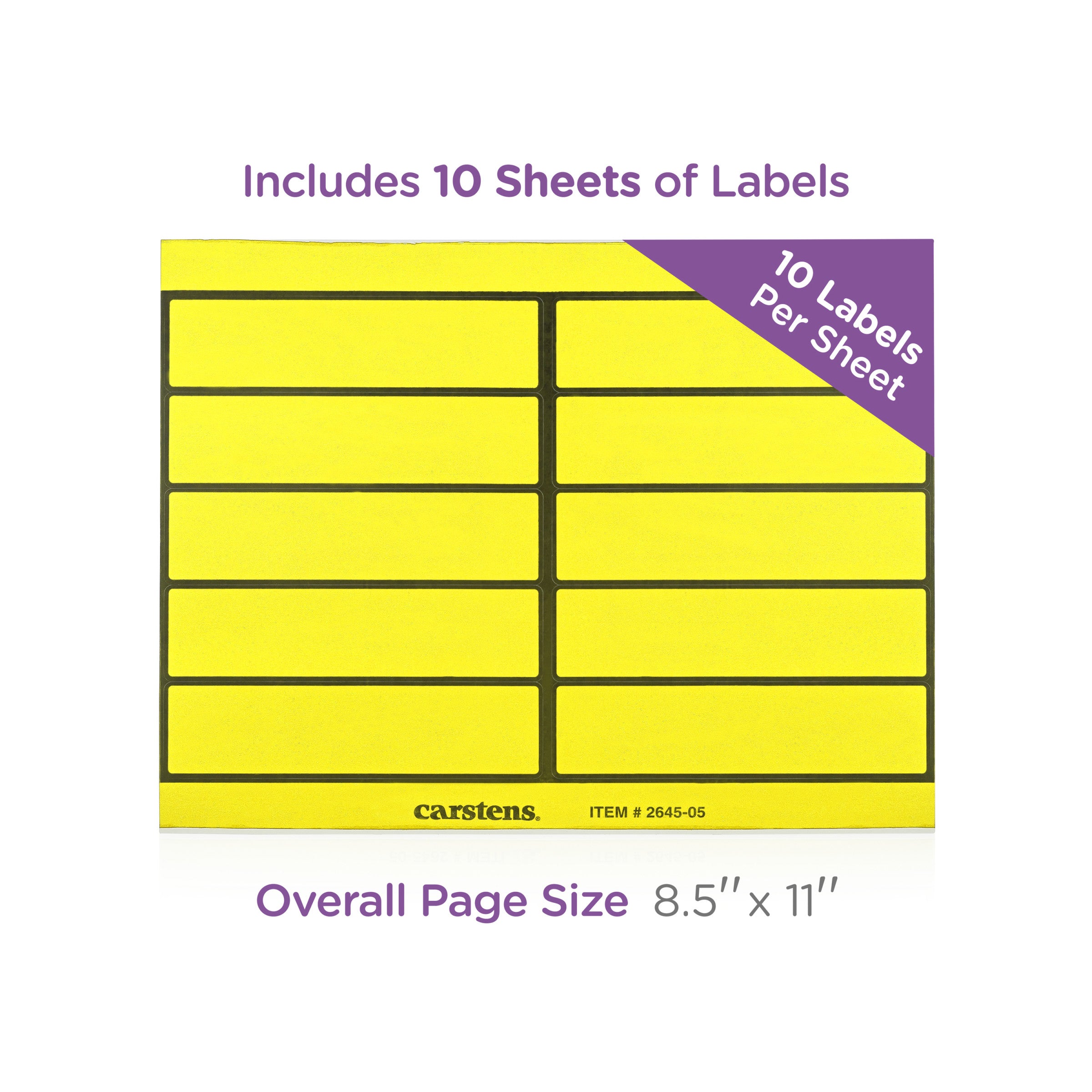 Blank Label Sheets