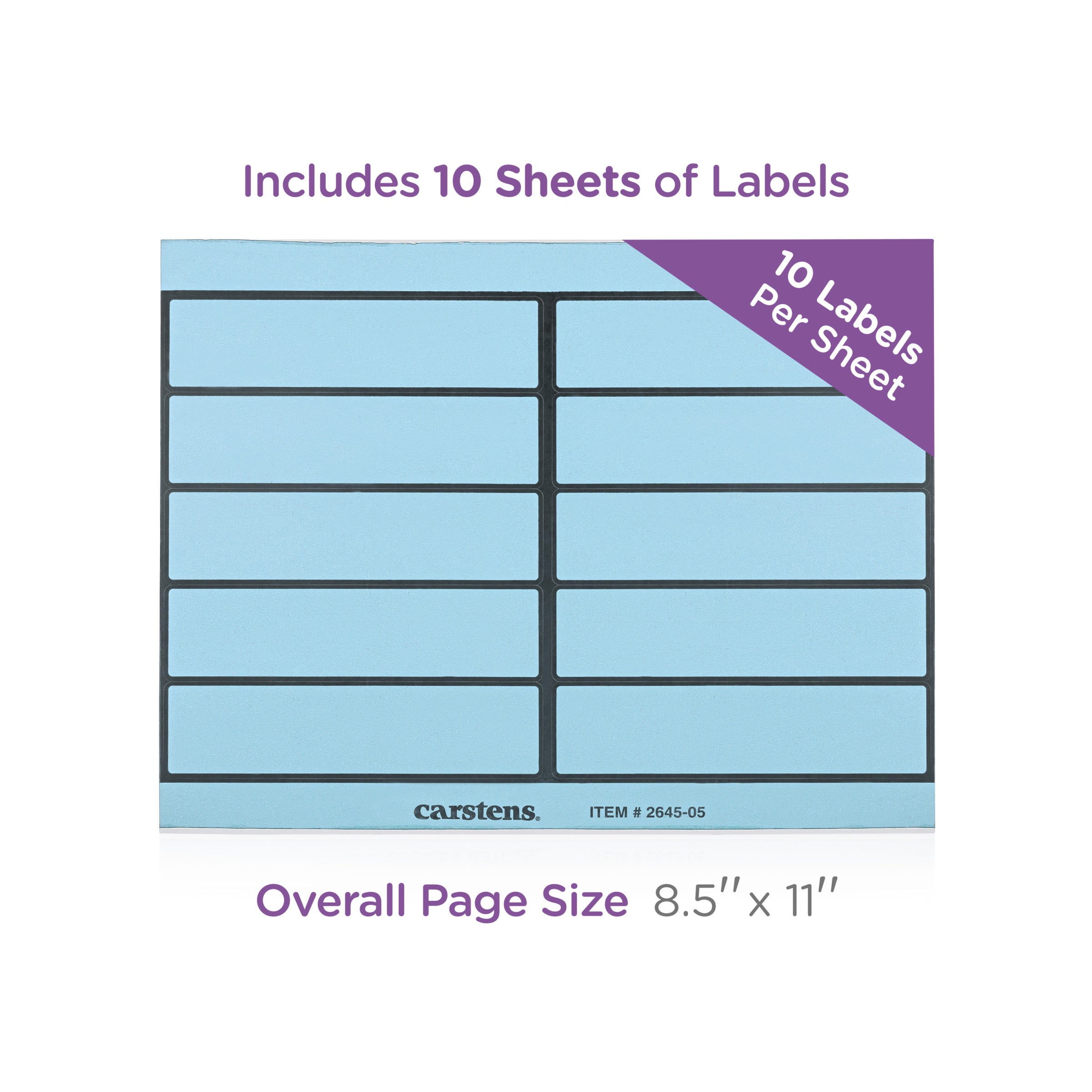 Blank Label Sheets
