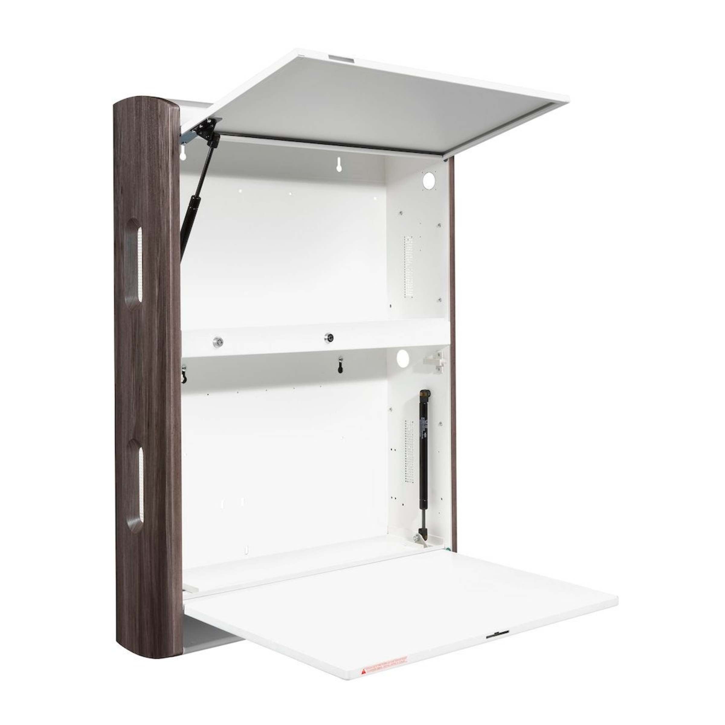 Premium Wide Wall Cabinet, 28.3"W x 42"H x 8"D, WALLAroo® 6600 Series