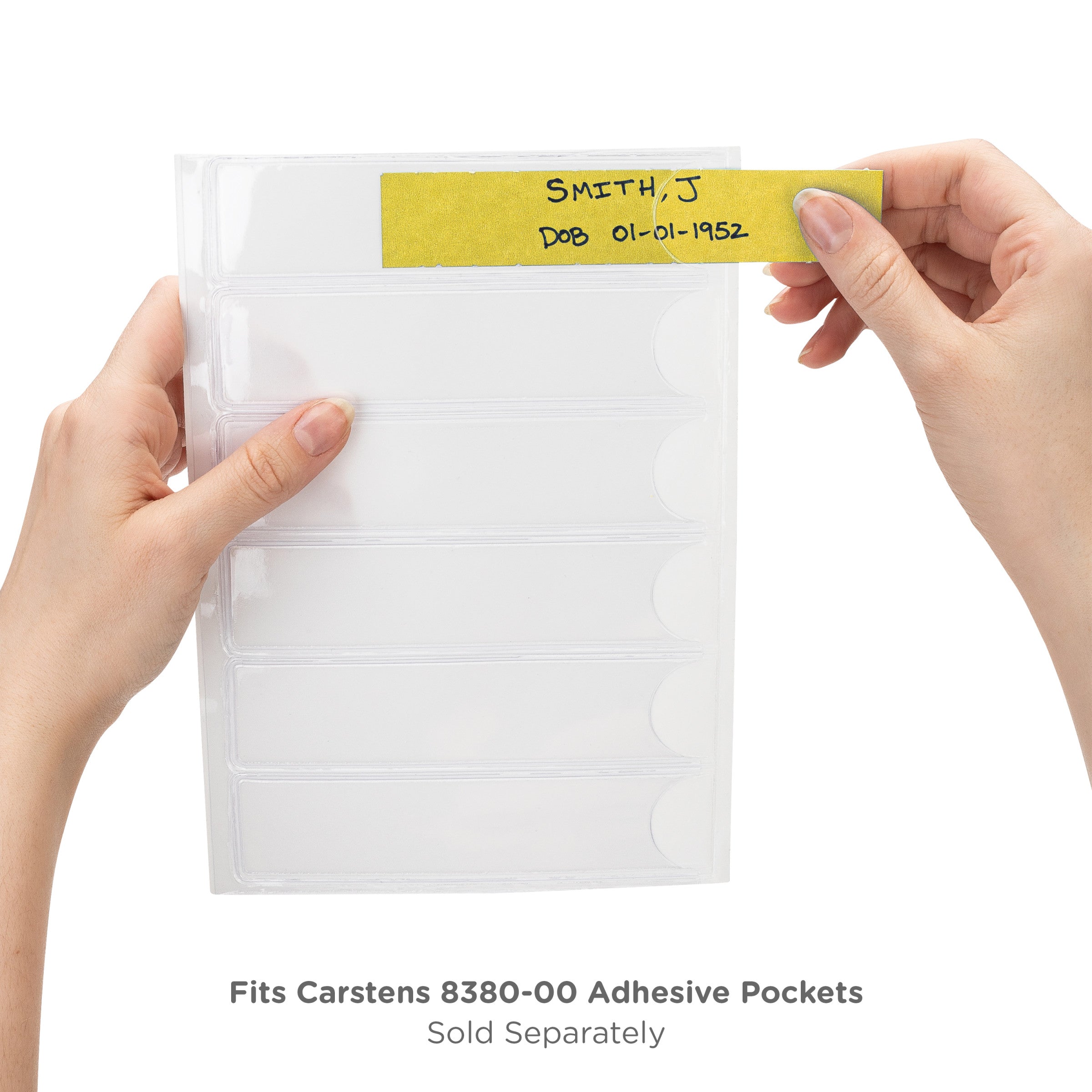 Blank ID Cards for 1" Ring Binder Spines – Pack of 100