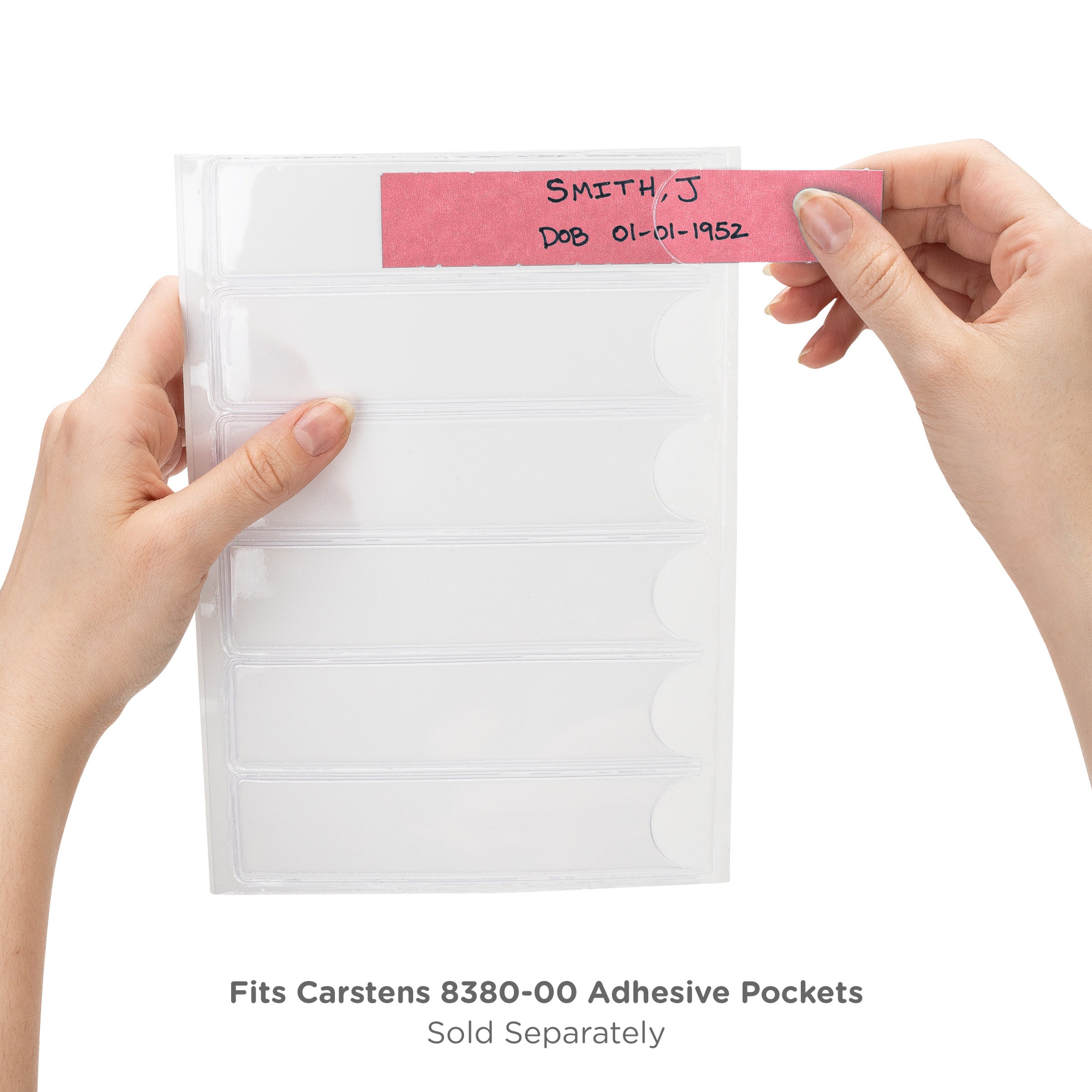 Blank ID Cards for 1" Ring Binder Spines – Pack of 100