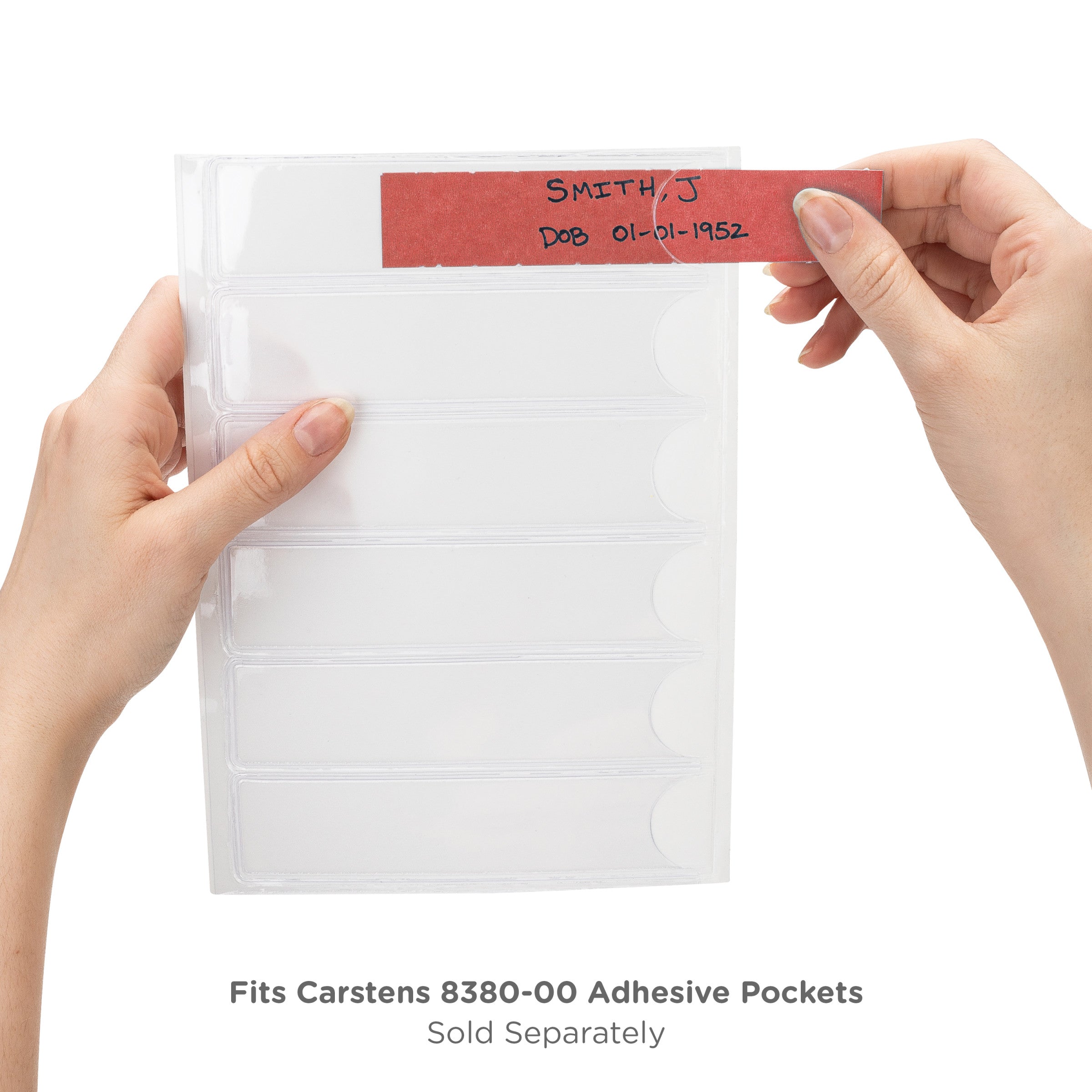 Blank ID Cards for 1" Ring Binder Spines – Pack of 100