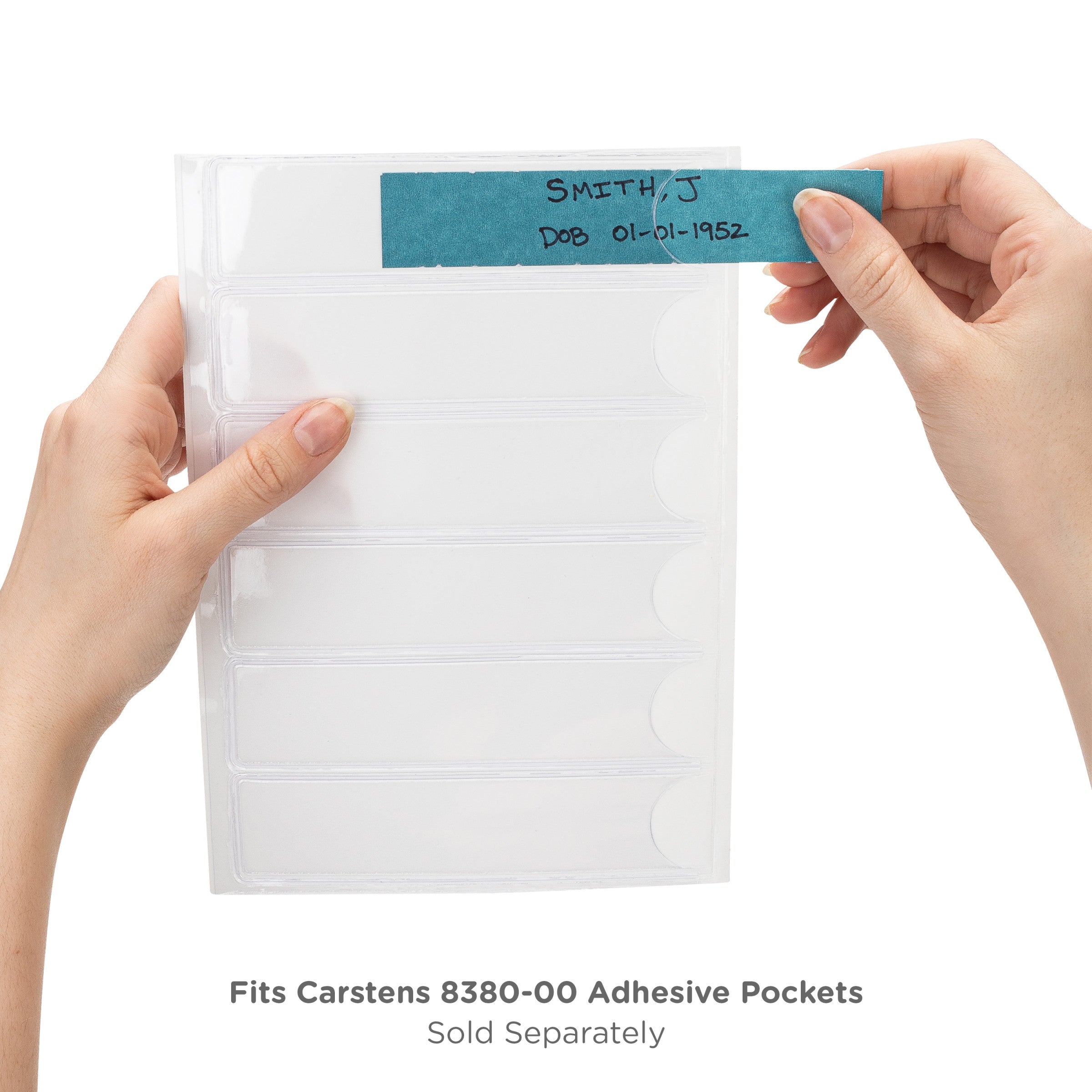 Blank ID Cards for 1" Ring Binder Spines – Pack of 100