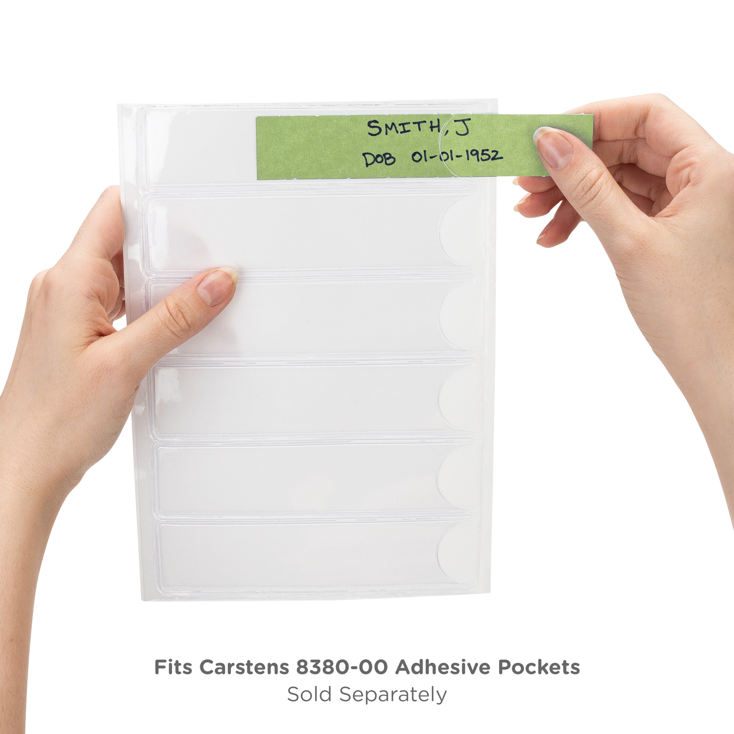 Blank ID Cards for 1" Ring Binder Spines – Pack of 100