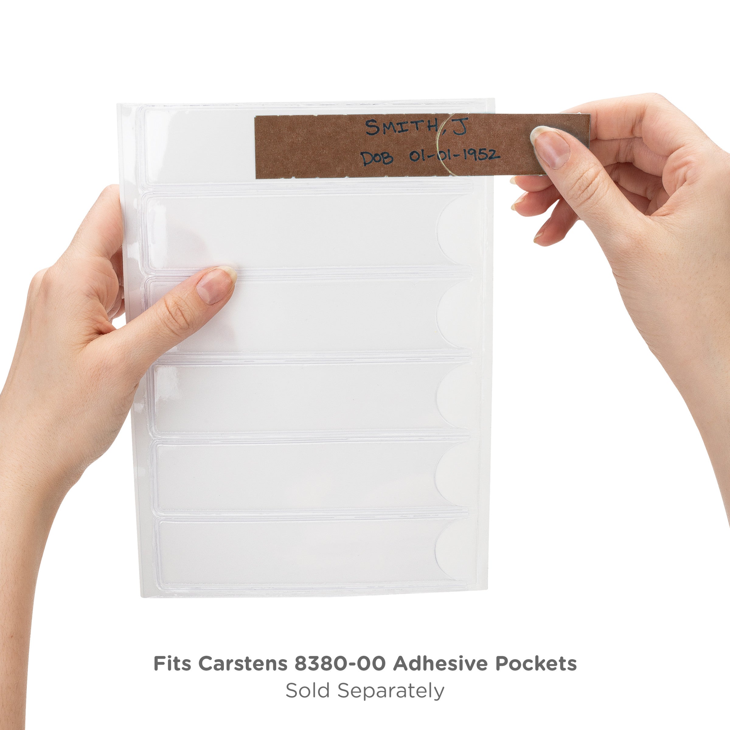 Blank ID Cards for 1" Ring Binder Spines – Pack of 100