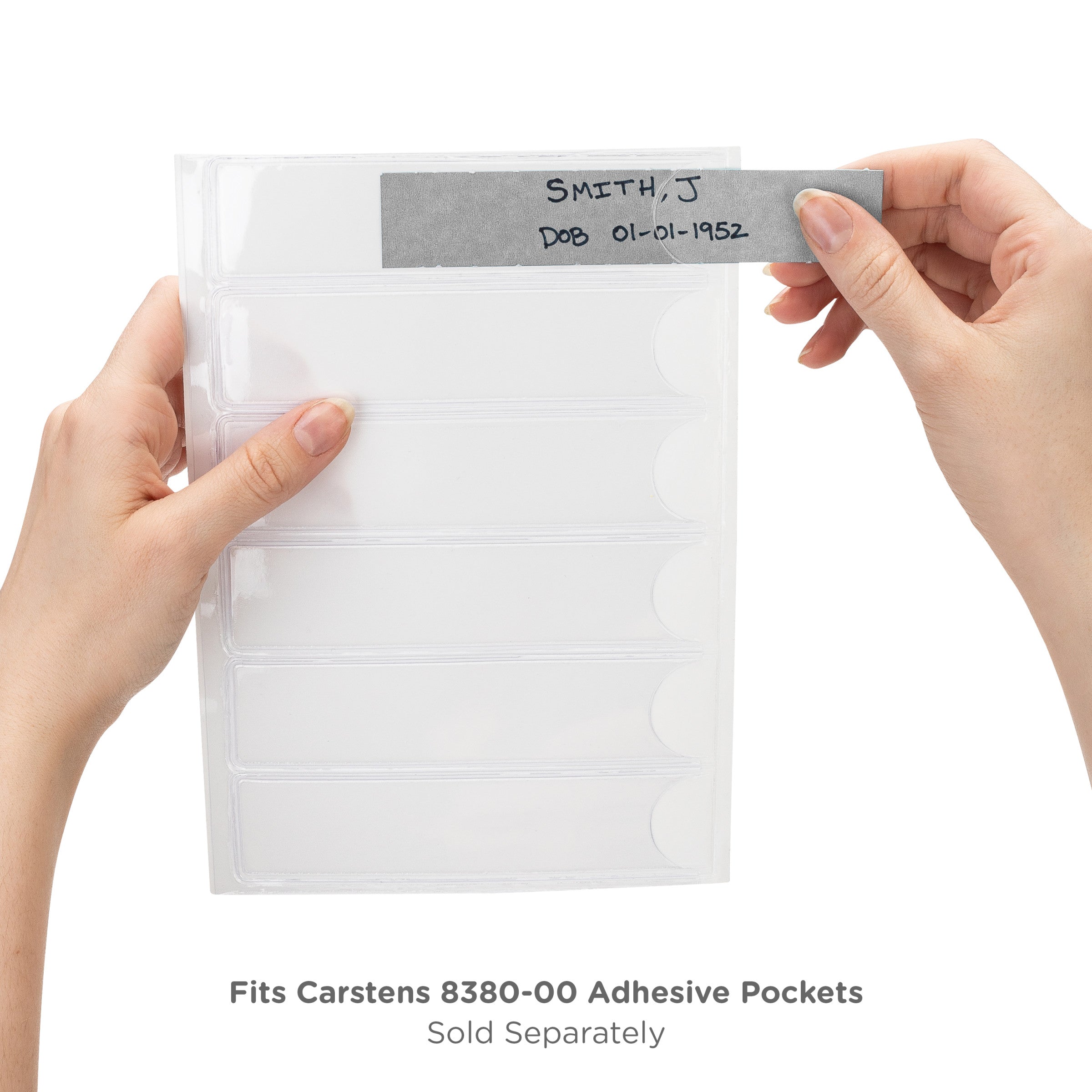 Blank ID Cards for 1" Ring Binder Spines – Pack of 100