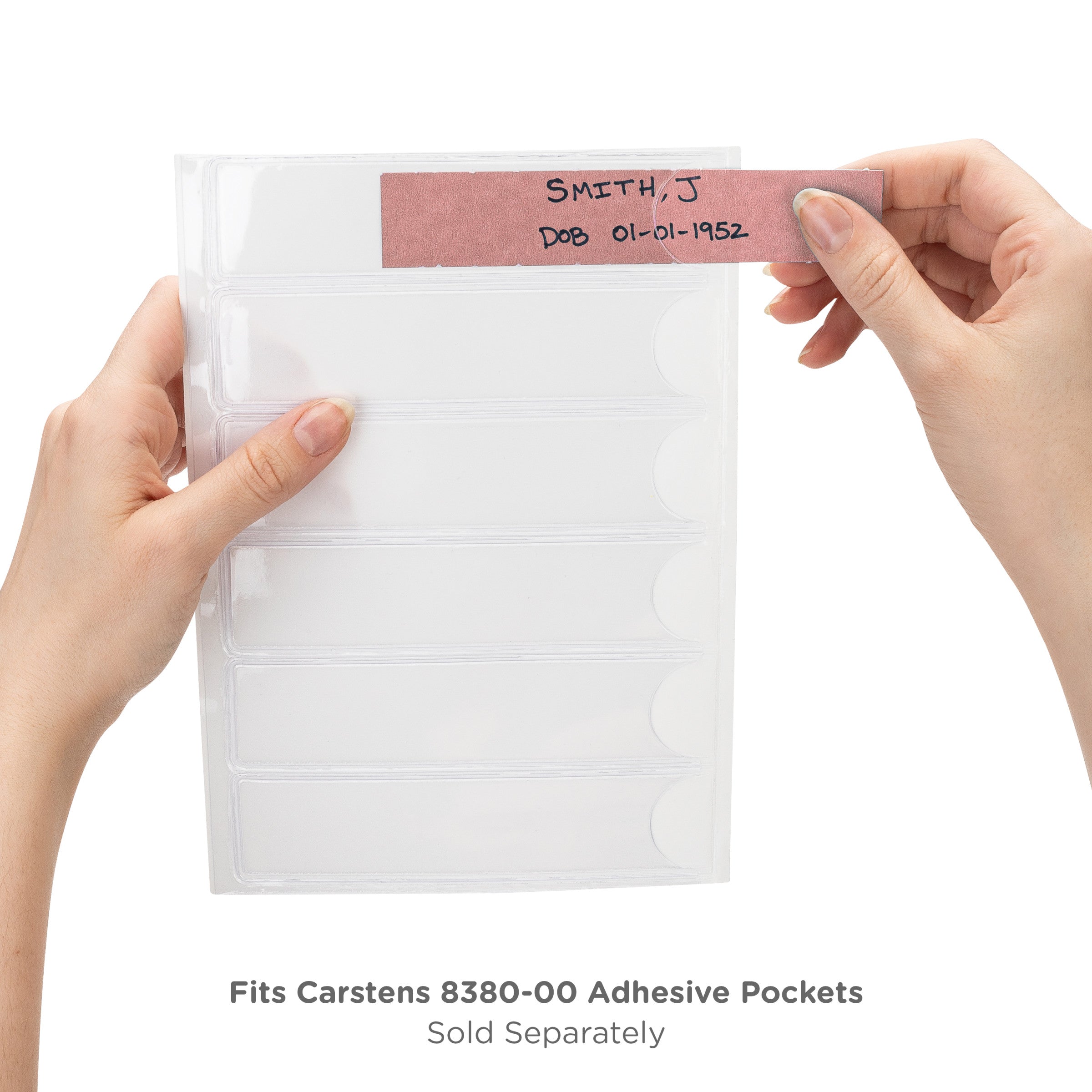 Blank ID Cards for 1" Ring Binder Spines – Pack of 100